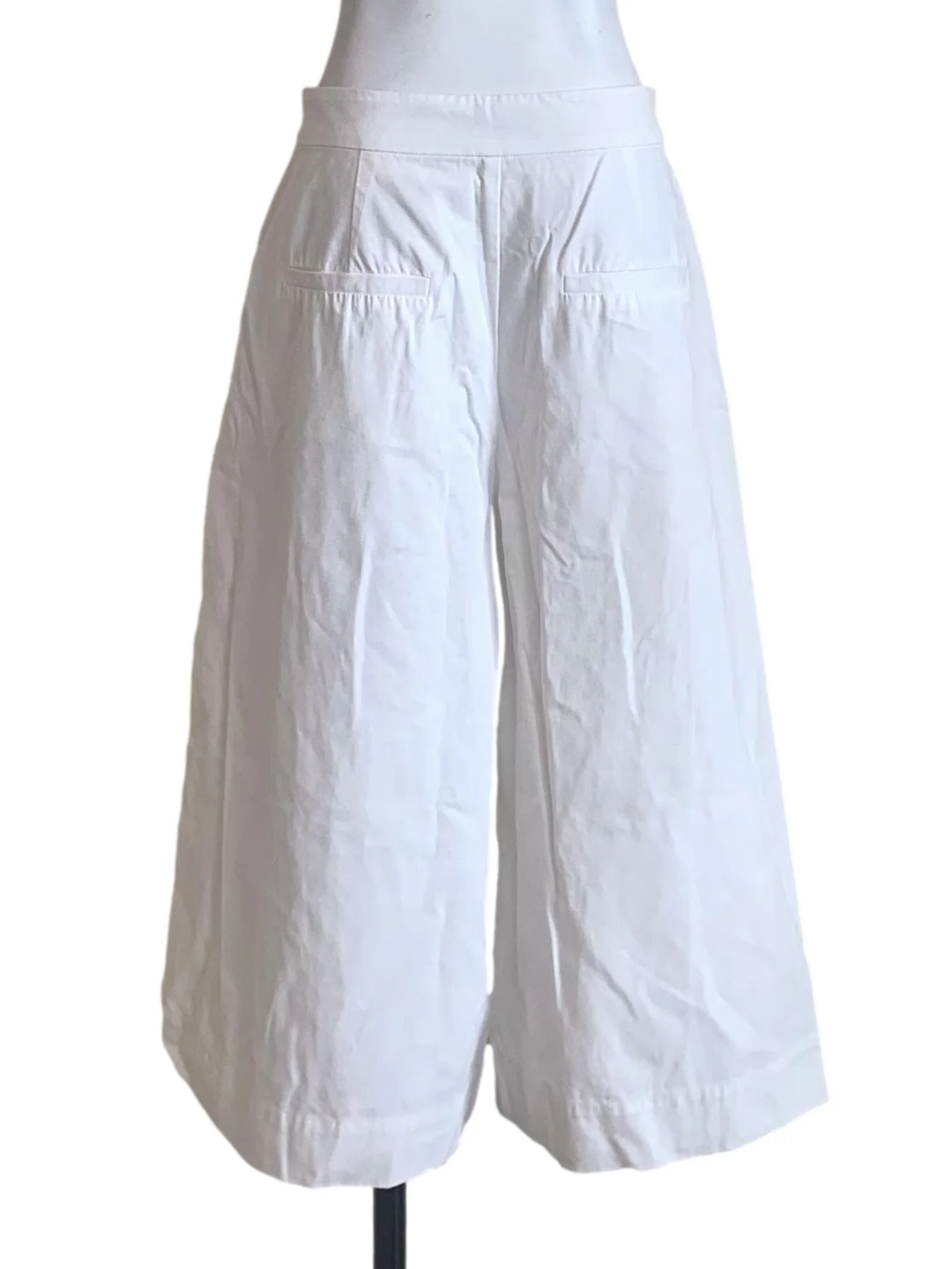 Chiffon White Culottes Pants LB - Image 2