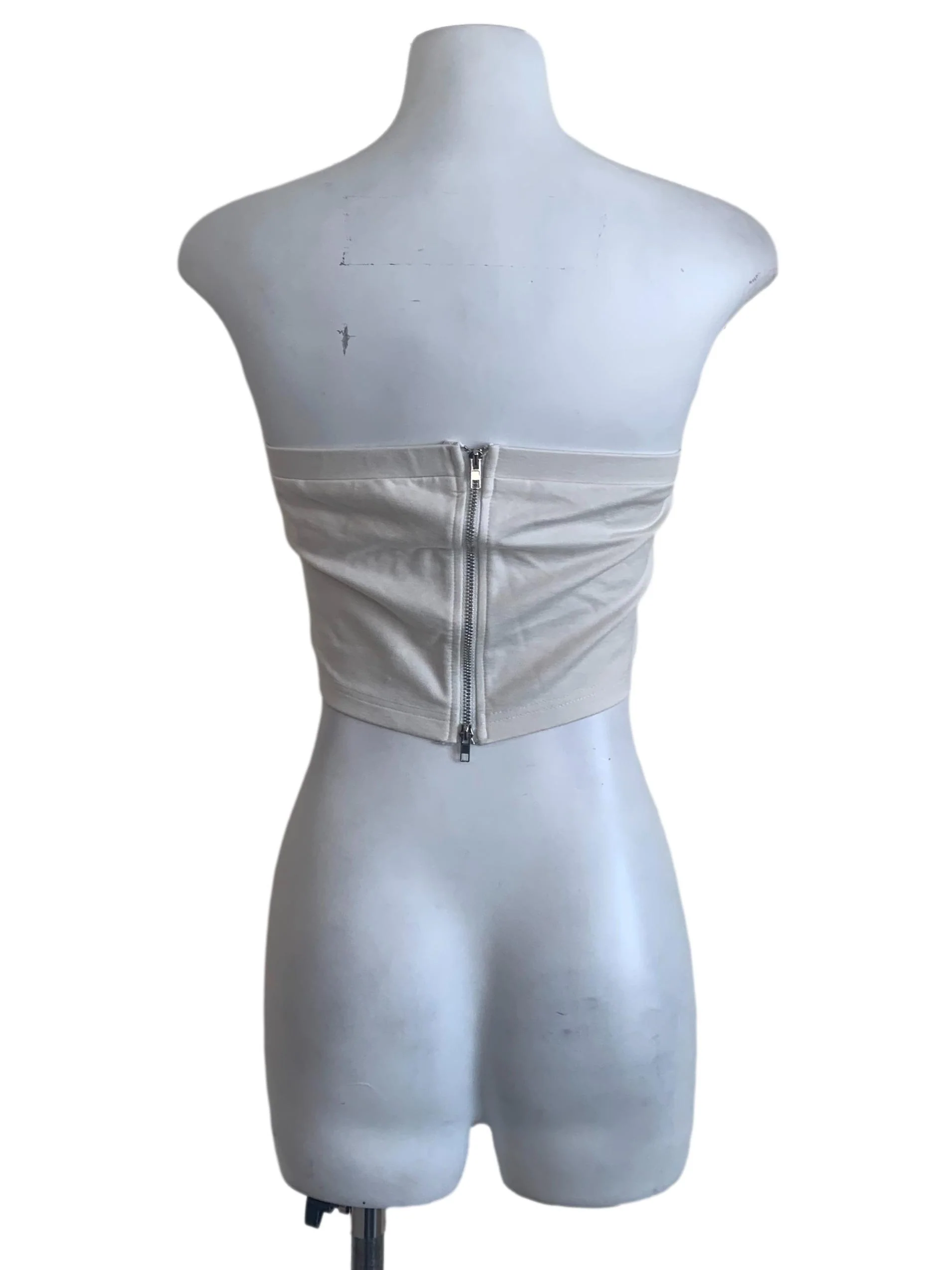 Chiffon White Tube Top TTR - Image 2