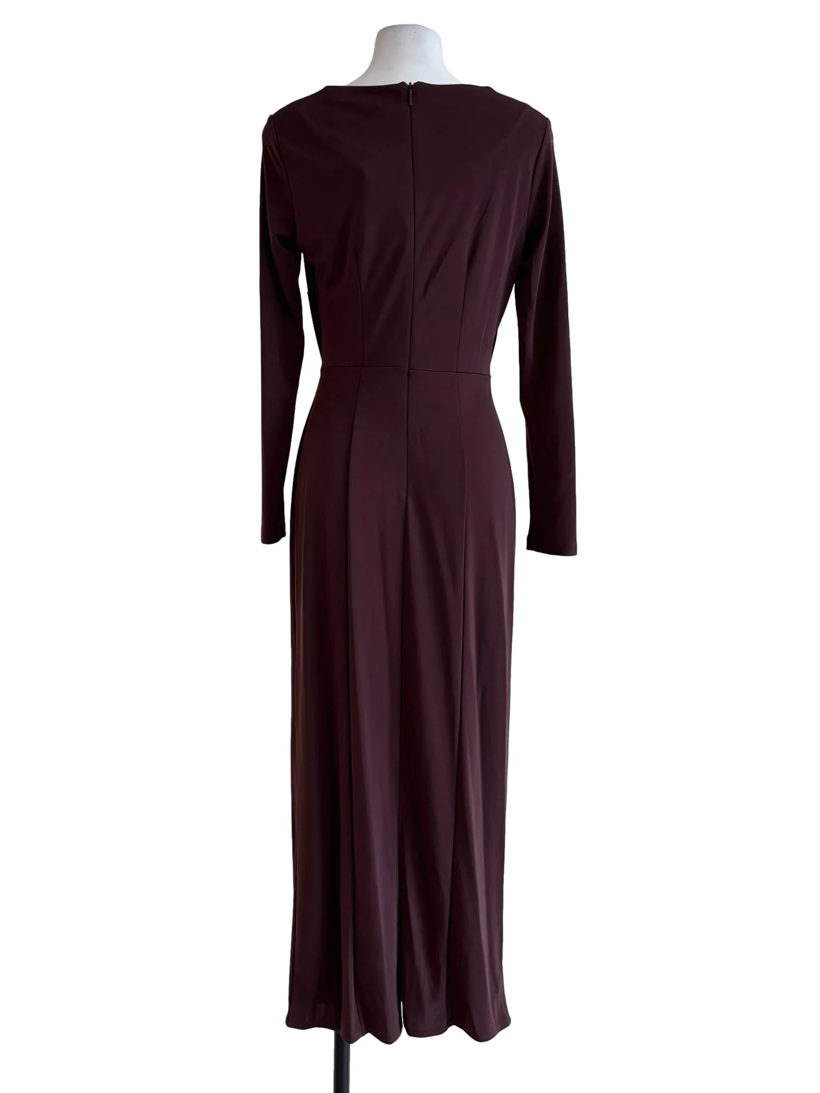 Chocolate Longsleeve Pencil Dress - Image 2