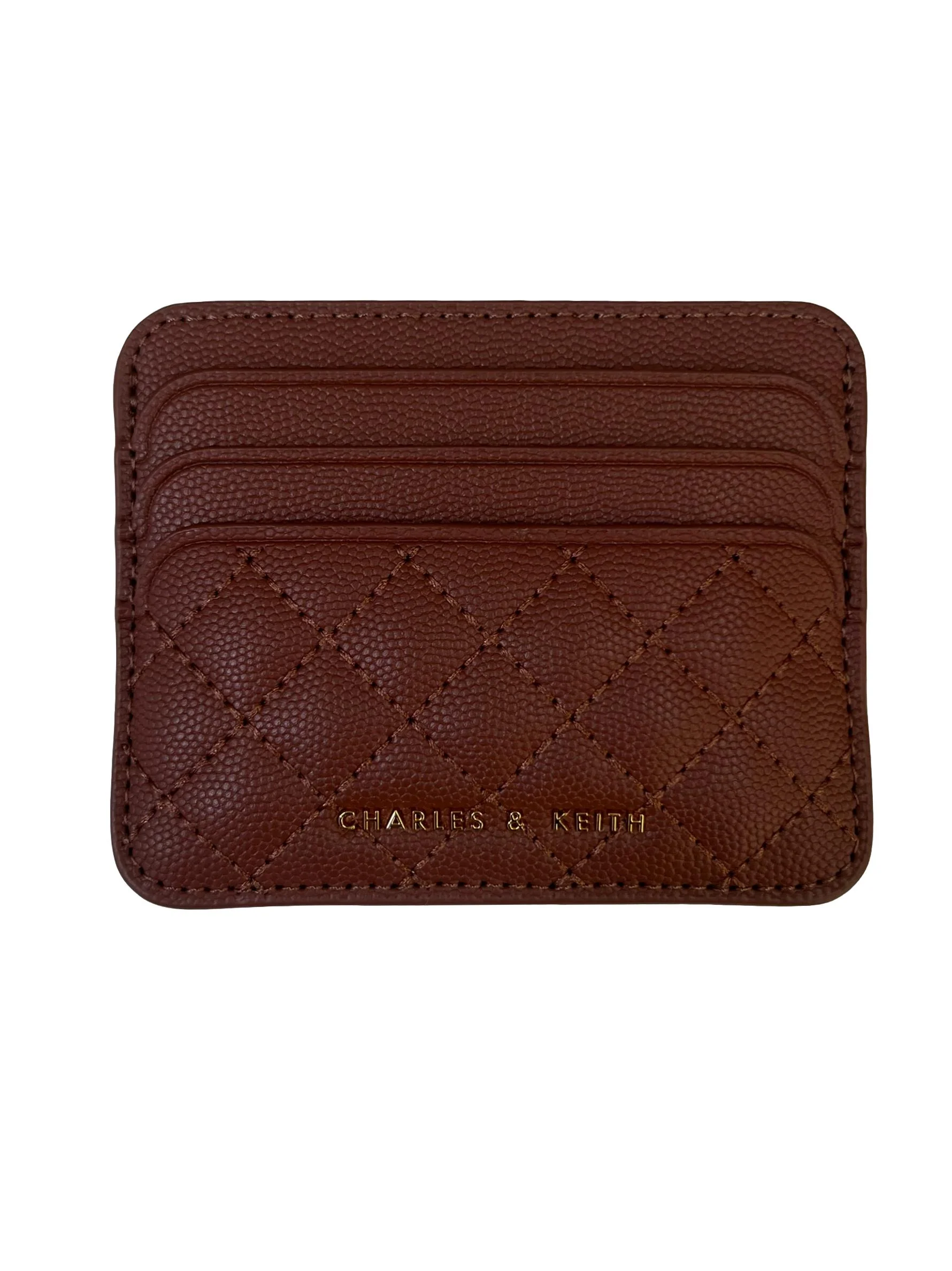 Chocolate Quilted Card Holder