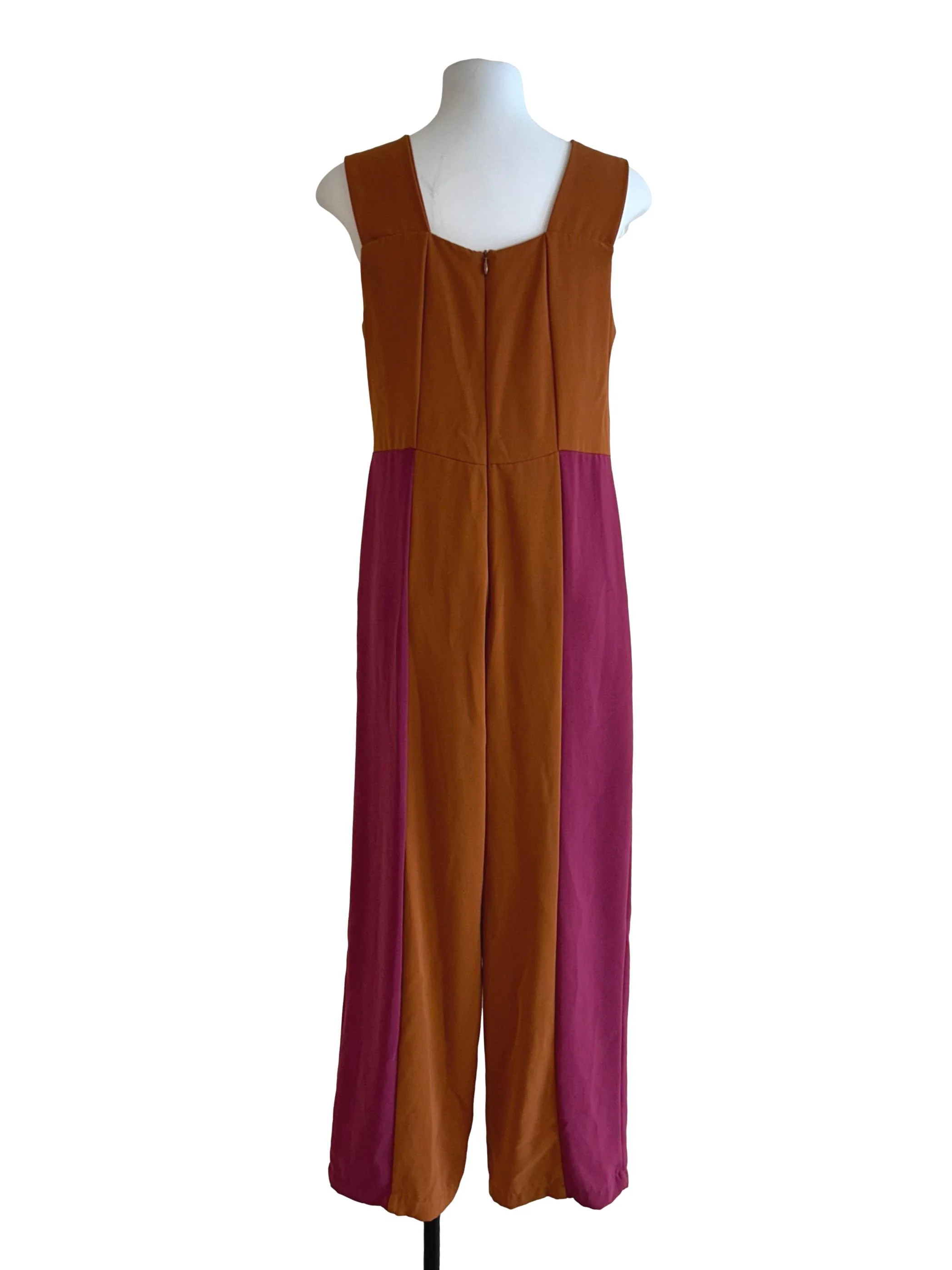 Cider Orange Sleeveless Jumpsuit - Image 2