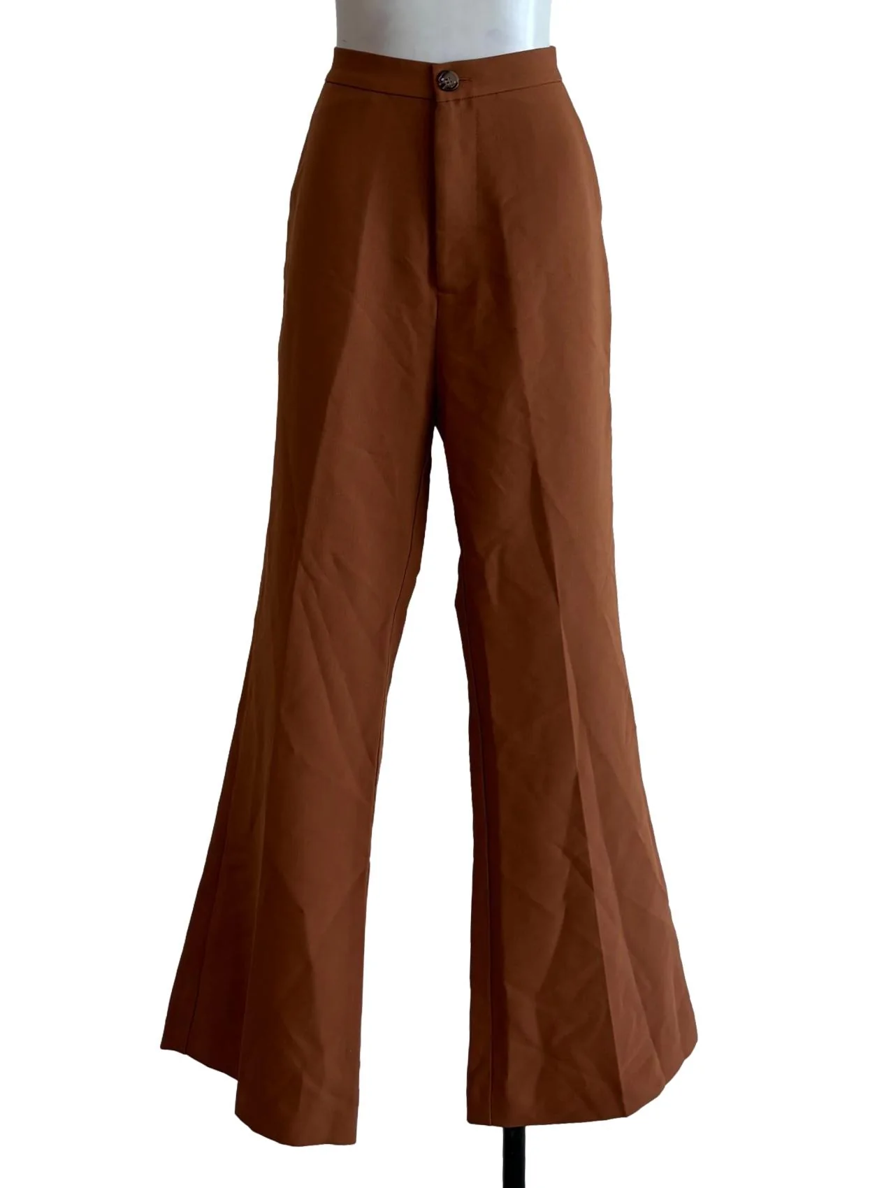 Cinnamon Brown Bootcut Pants