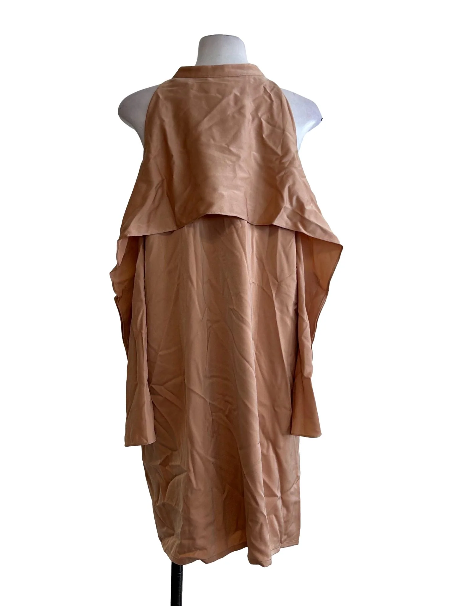 Cinnamon Halter Neck Cold Shoulder Tunic - Image 2