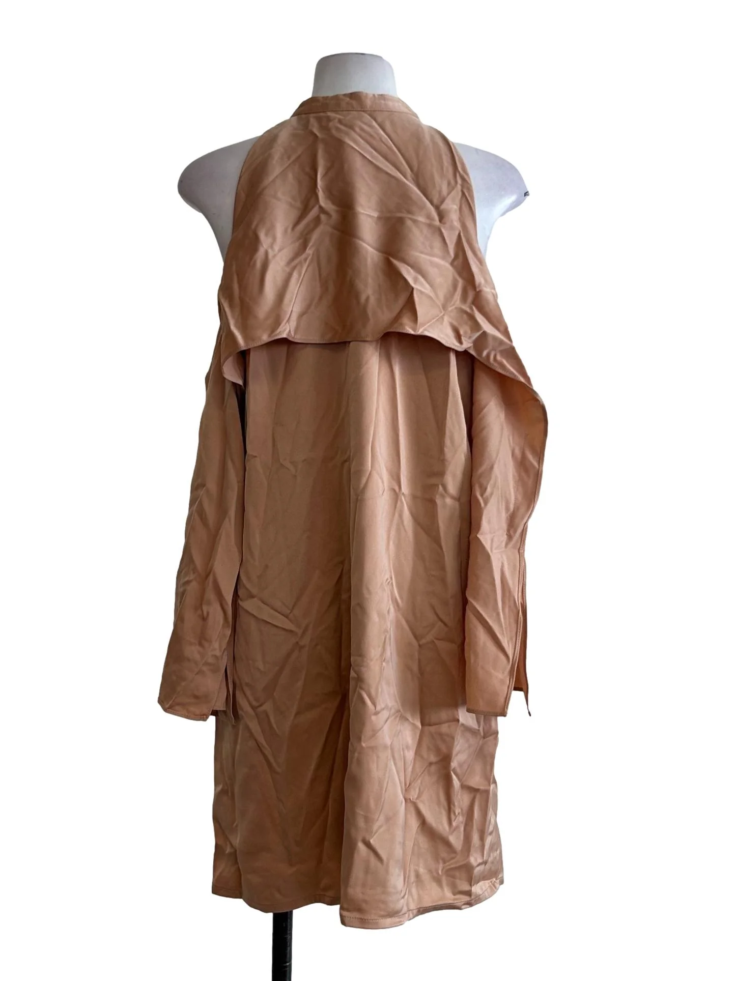 Cinnamon Halter Neck Cold Shoulder Tunic - Image 2
