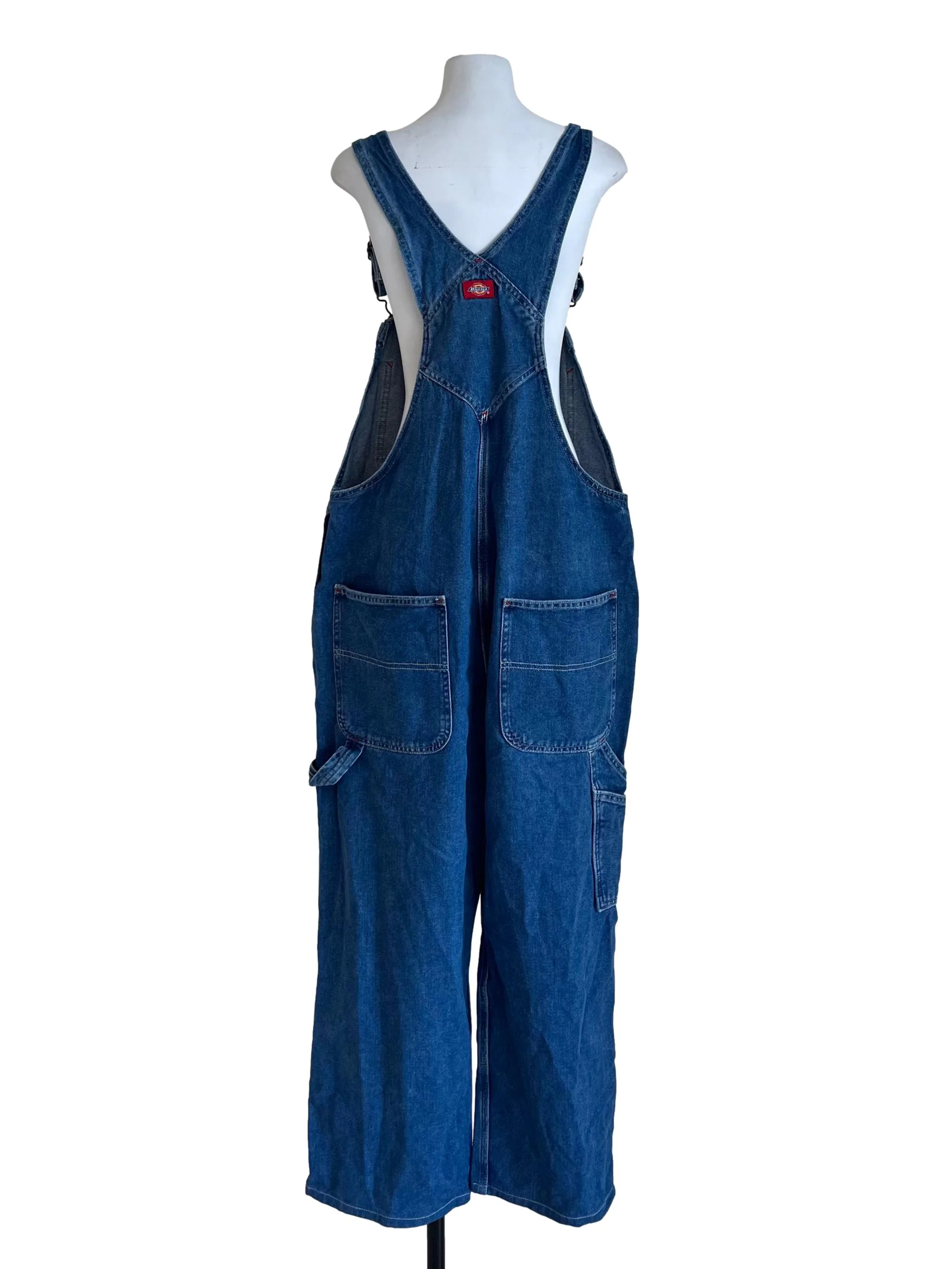 Classic Denim Blue Overalls - Image 2