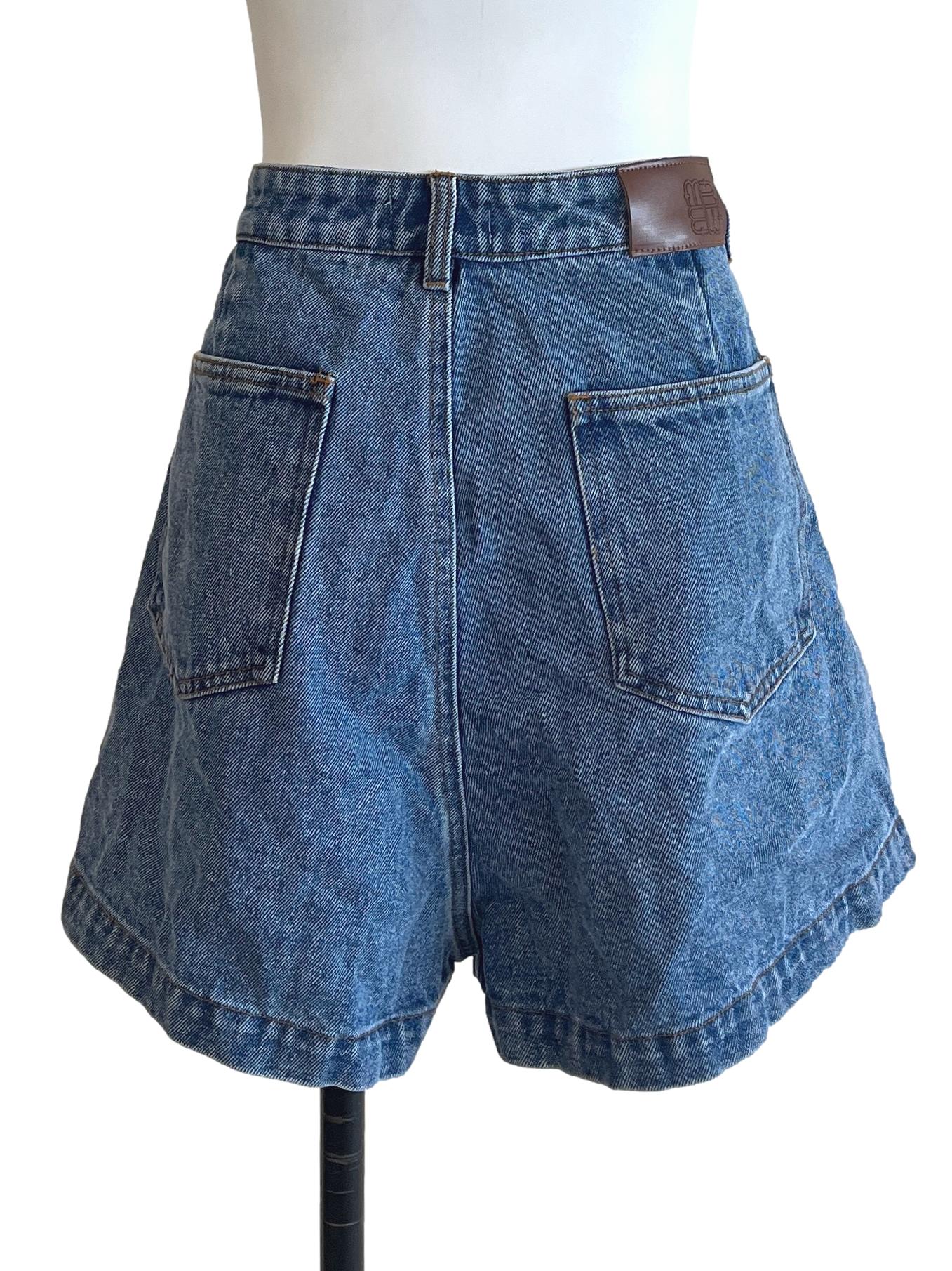 Cobalt Blue Short Jeans - Image 2