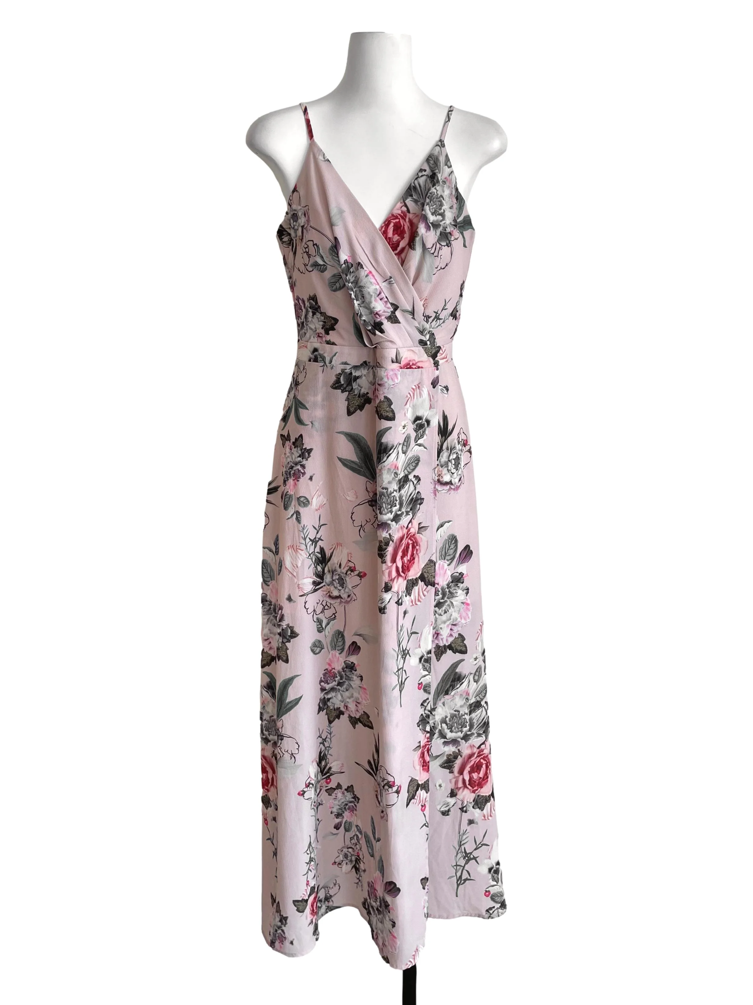 Coconut Floral Wendy Wrap Sundress