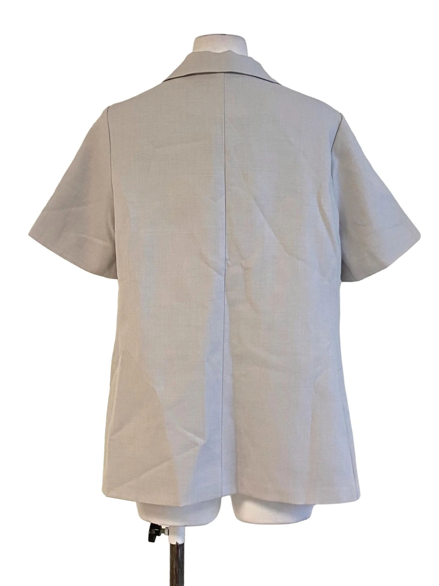 Coin Grey Double Breasted Short Sleeve Blazer - Image 2