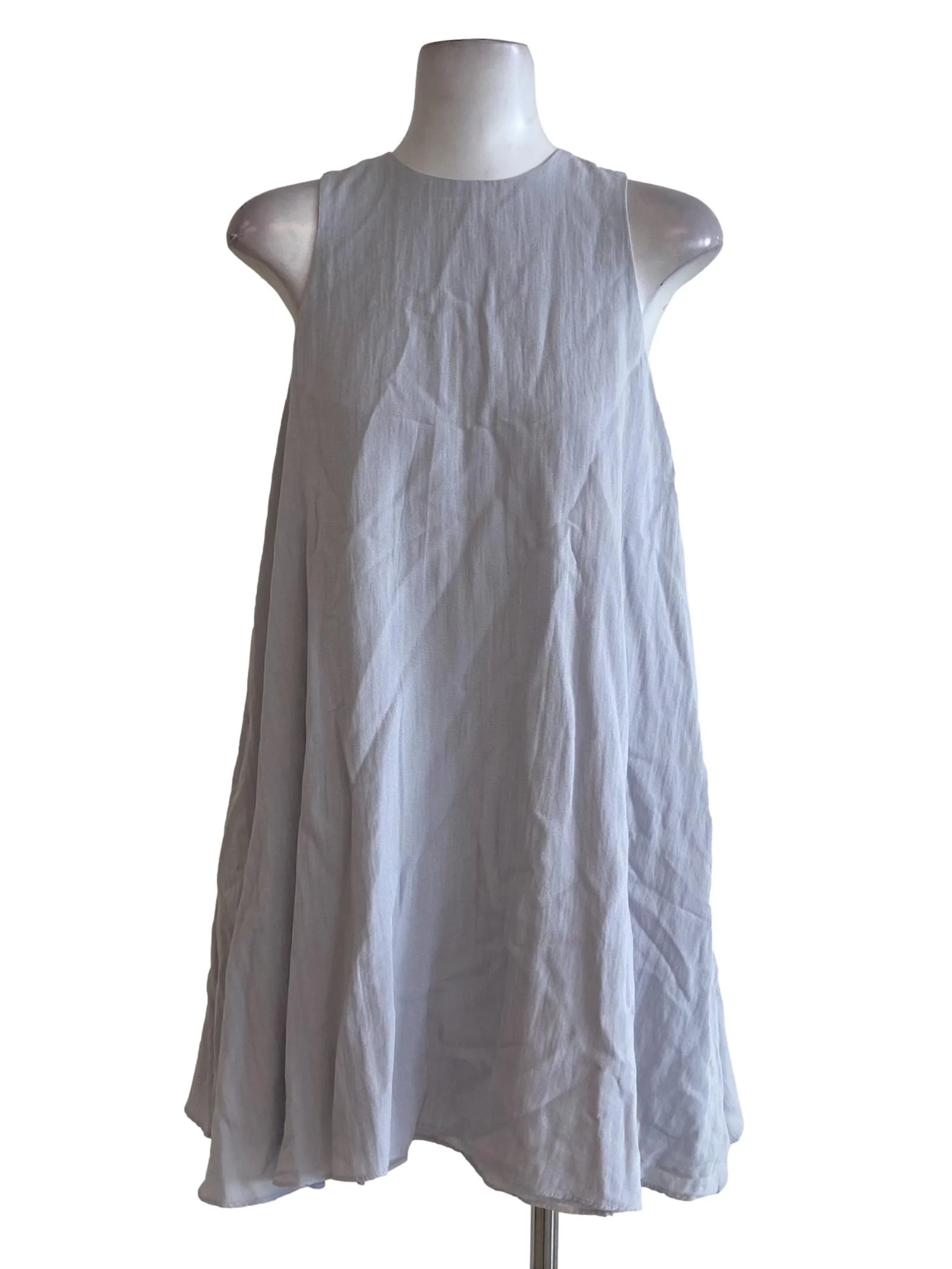 Coin Grey Sleeveless Tent Dress