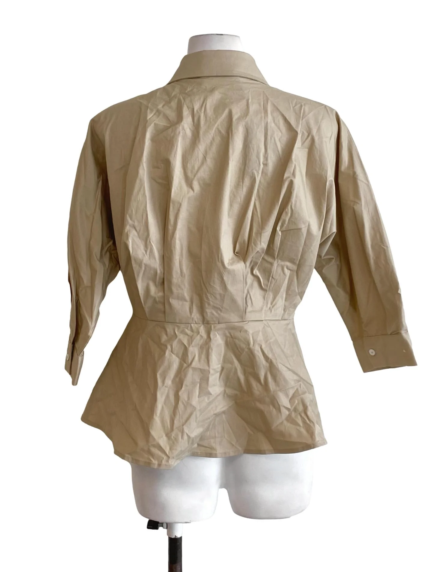Cotton Pleated Shirt OSN - Image 2