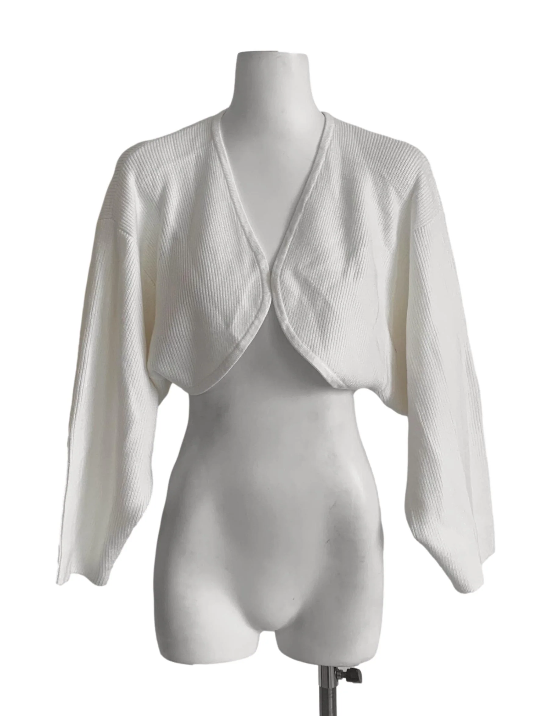Cotton White Cardigan
