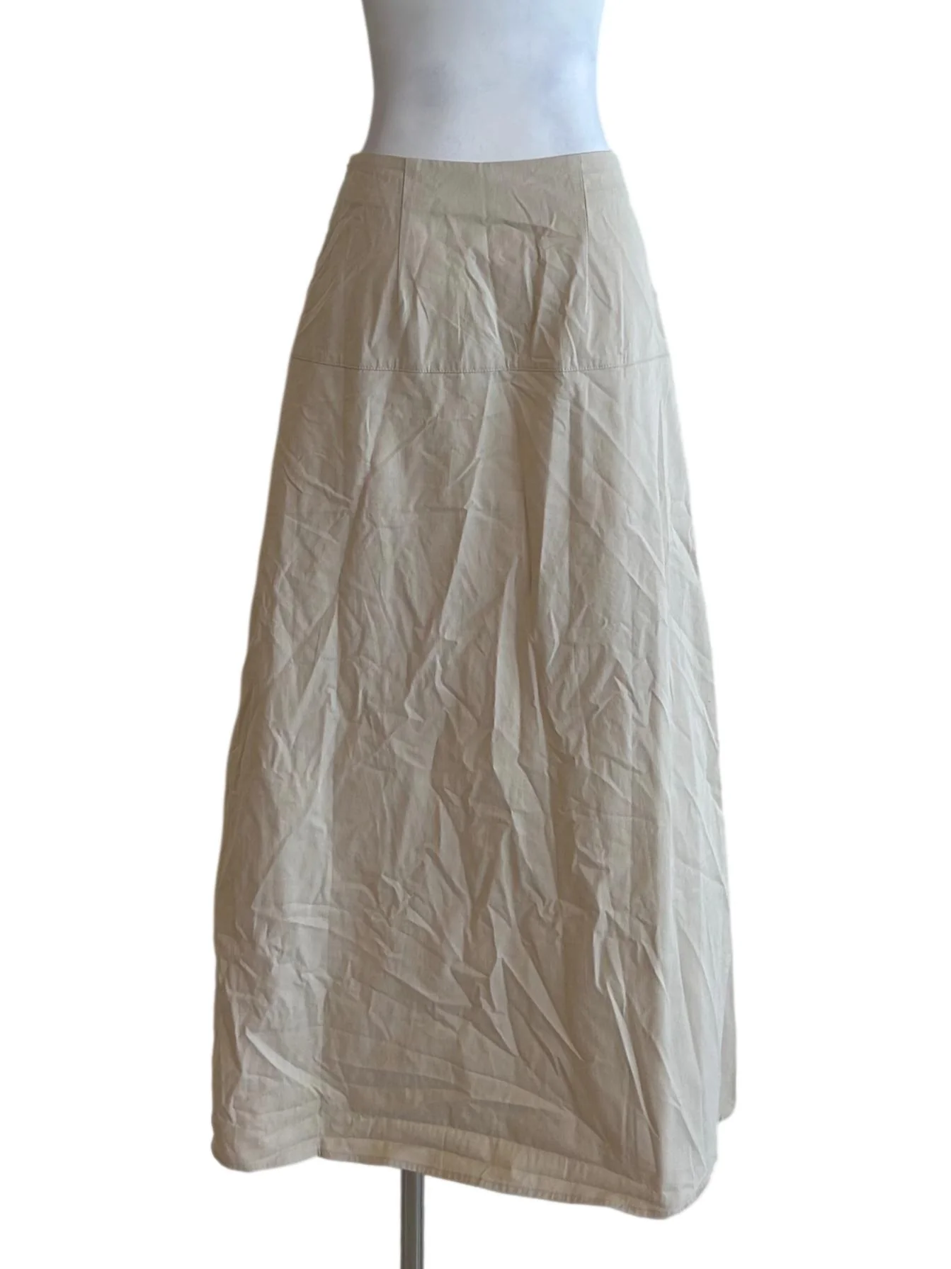 Cream A-Line Skirt - Image 2