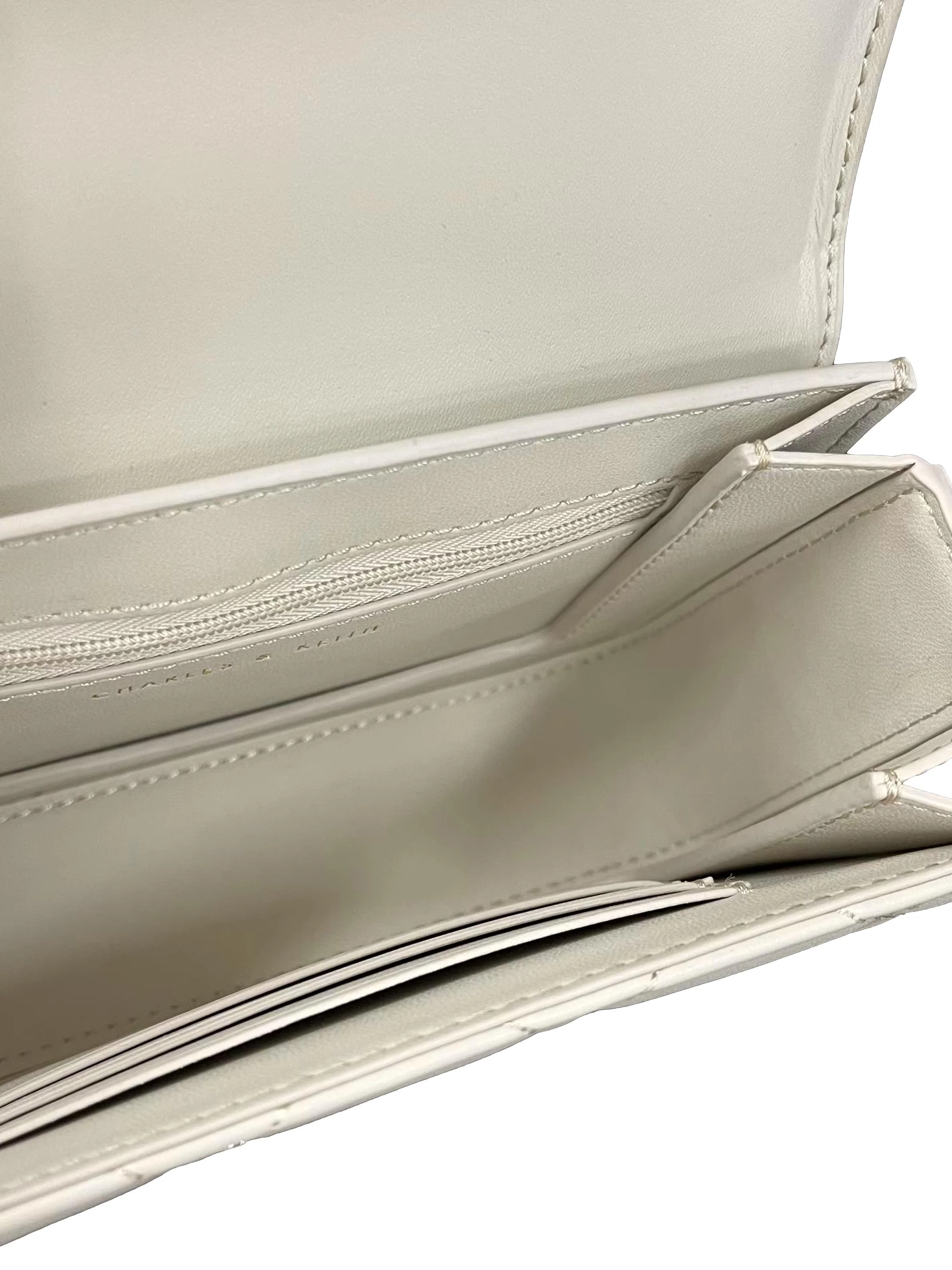 Cream Alva Quilted Chain-Handle Bag - Image 4
