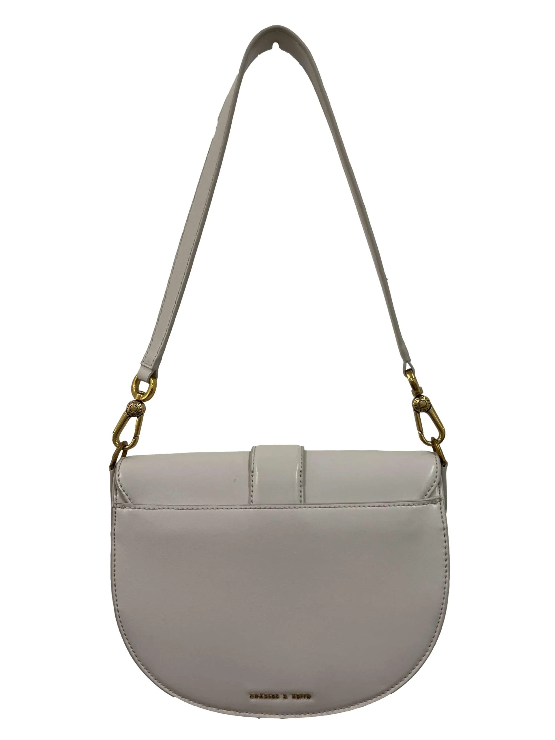 Cream Saddle Bag - Image 2