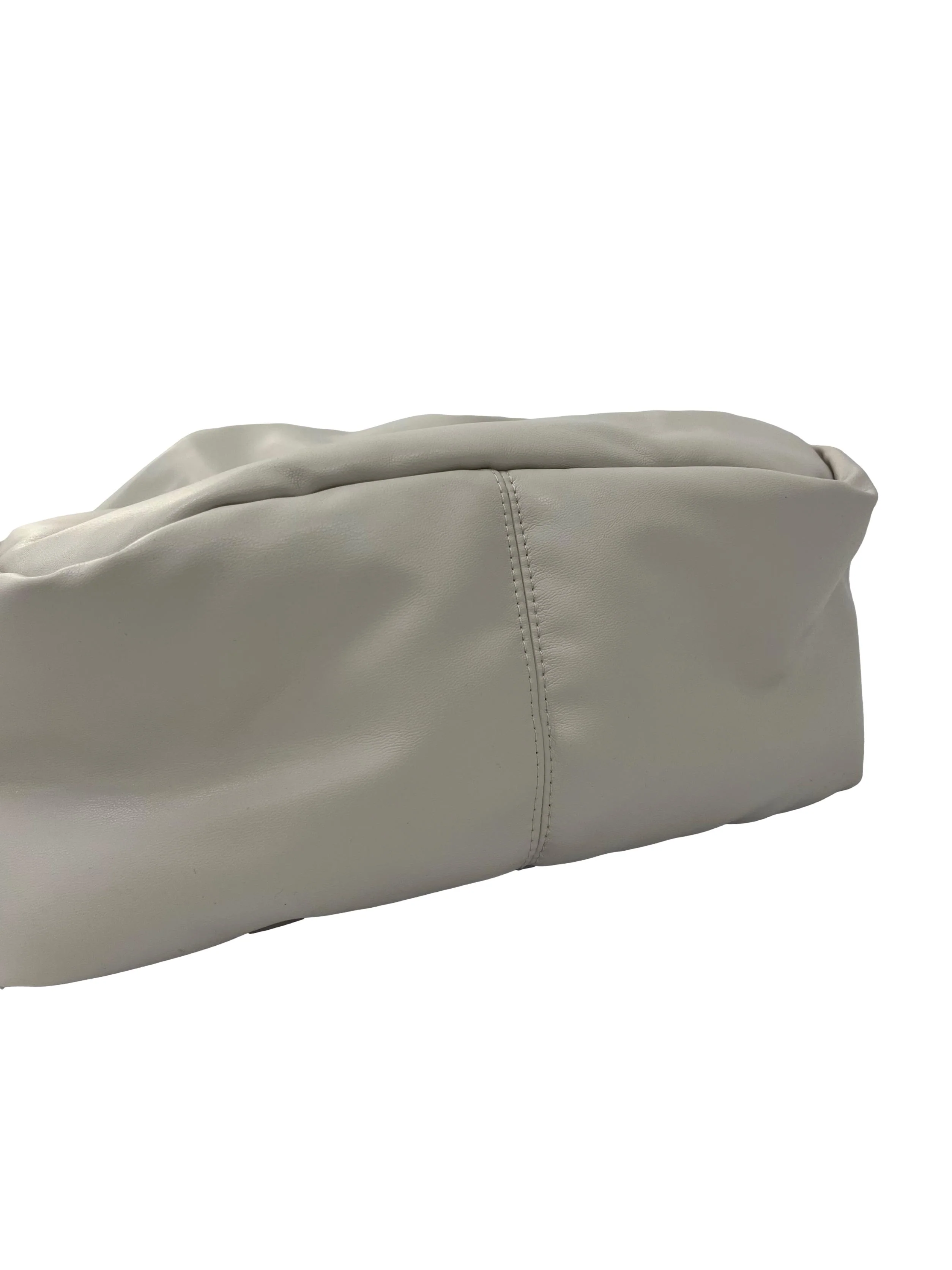 Cream Tote Bag With Drawstring Closure - Image 4