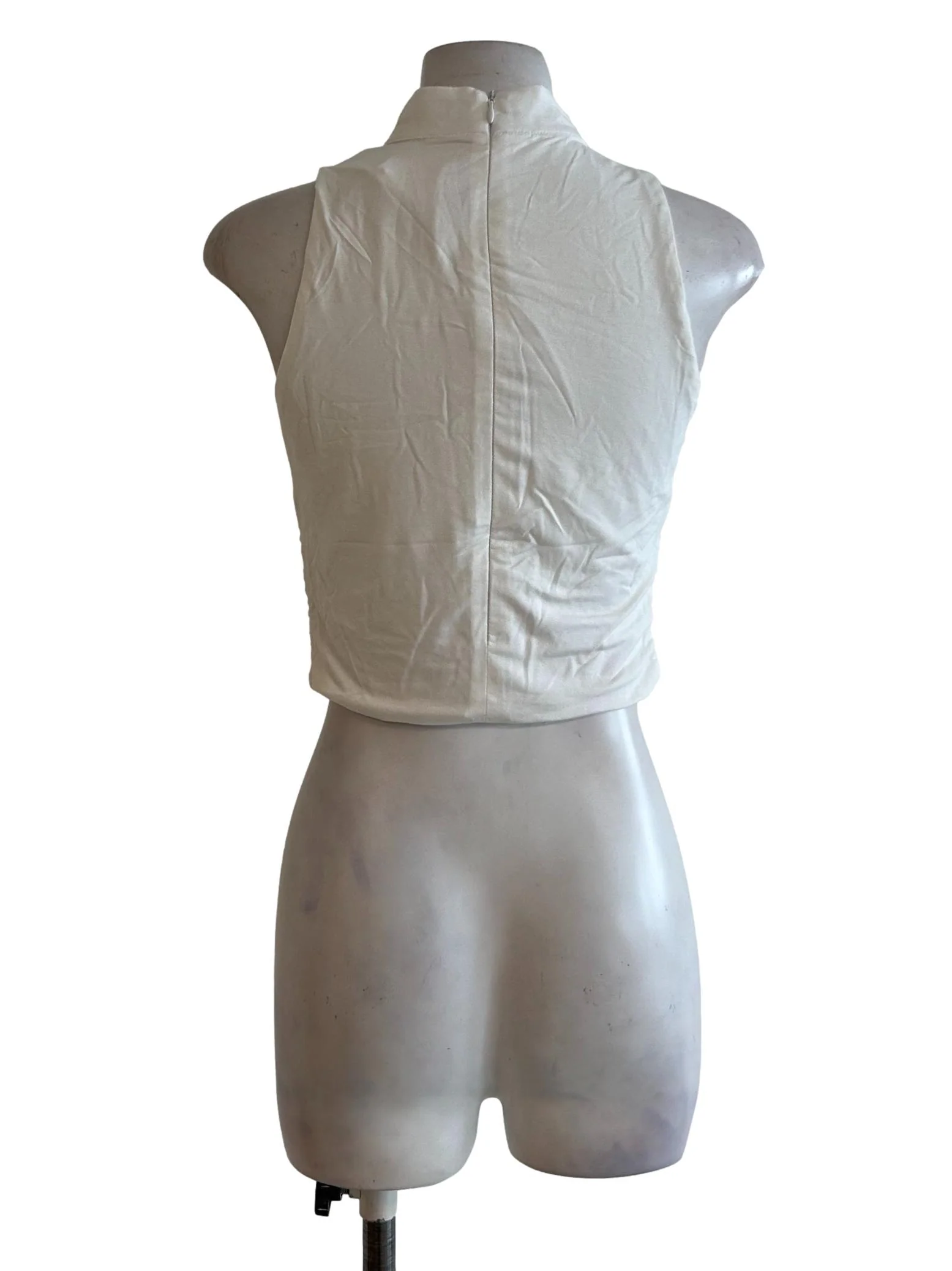 Cream White Cheongsam Top - Image 2