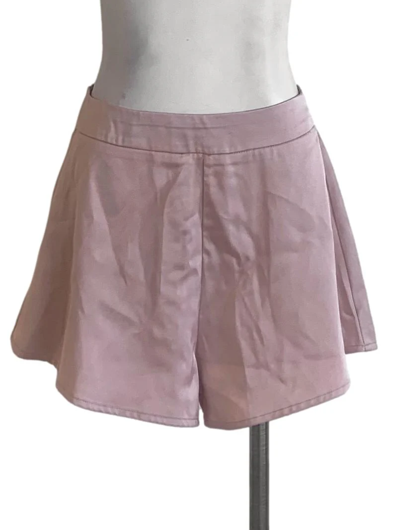 Crepe Pink A-Line Short YHF