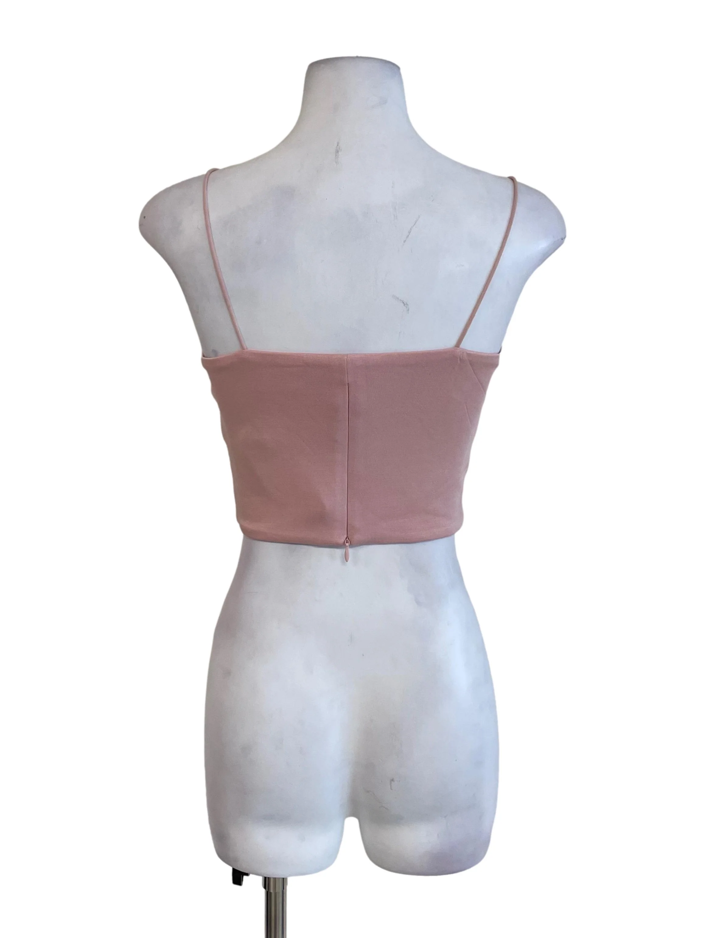 Crepe Spaghetti Strap Tube Top - Image 2