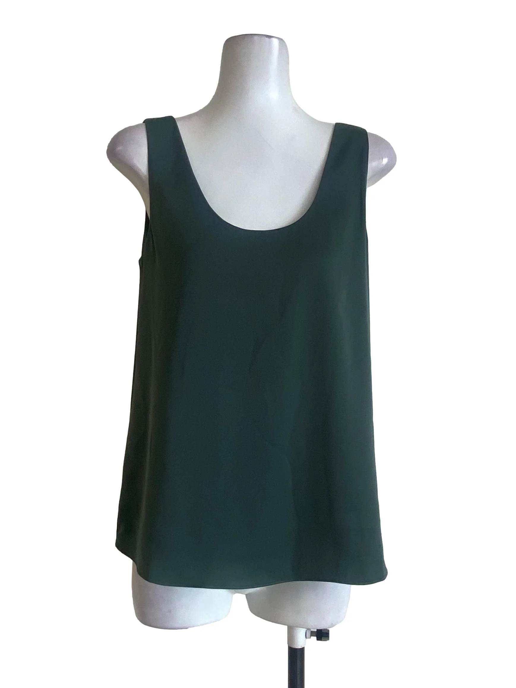 Crocodile Green Sleeveless Top LB
