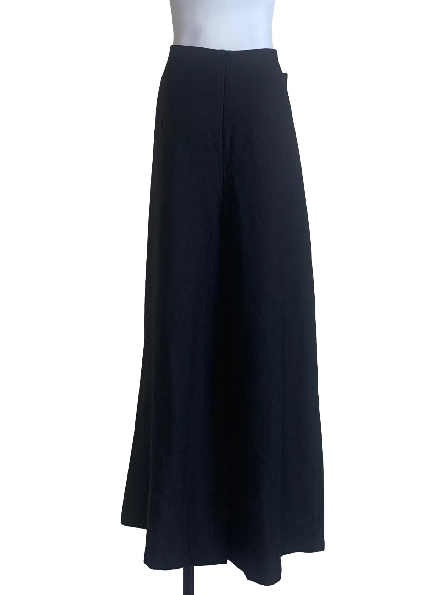 Crow Black Flared Pants - Image 2