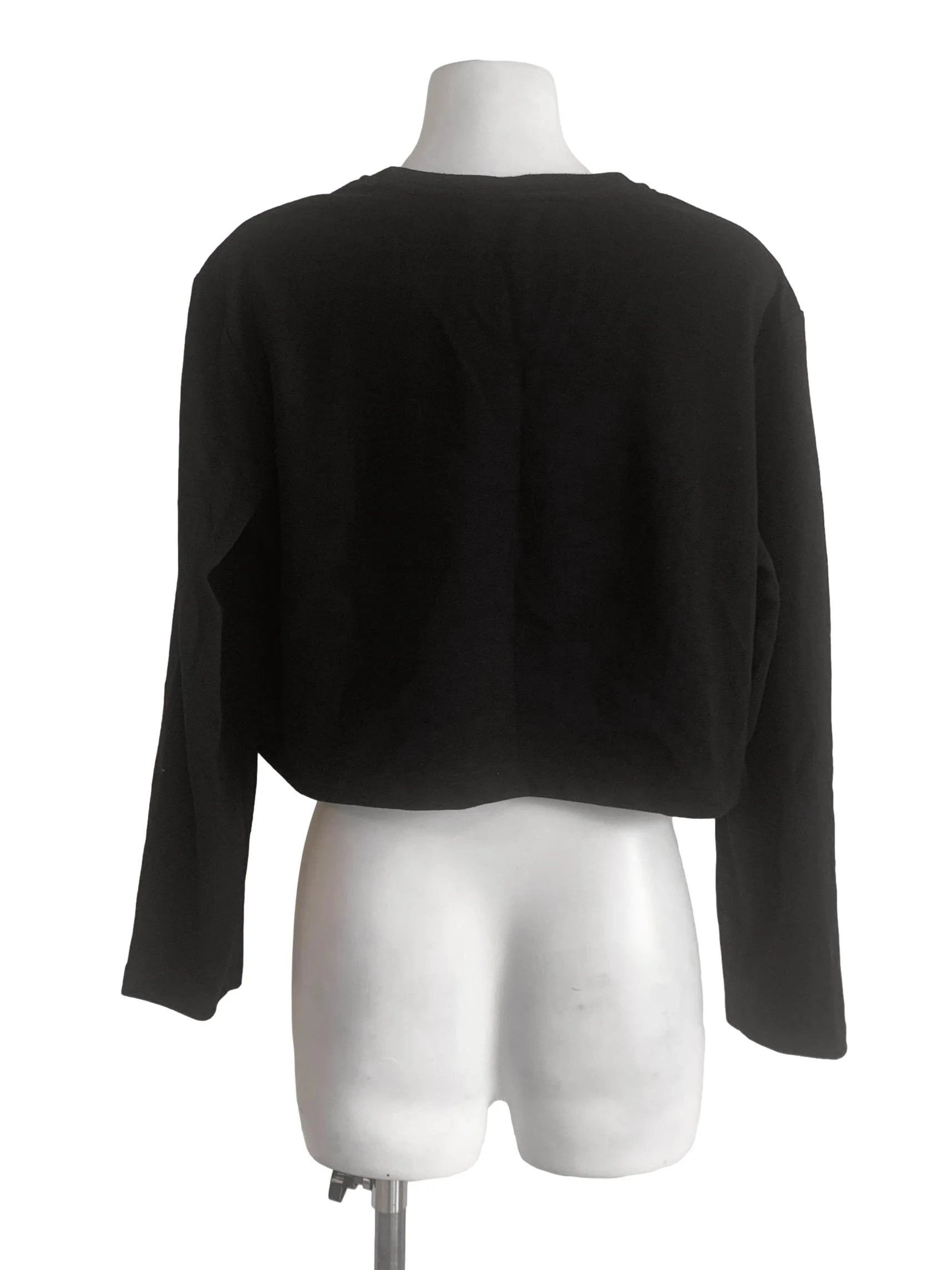 Crow Black Long Sleeves Top LB - Image 2