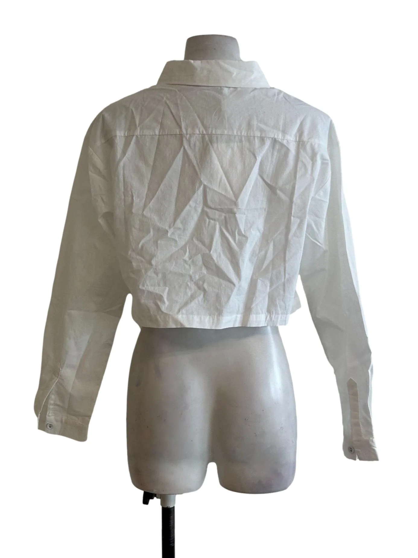 Daisy White Boxy Shirt - Image 2
