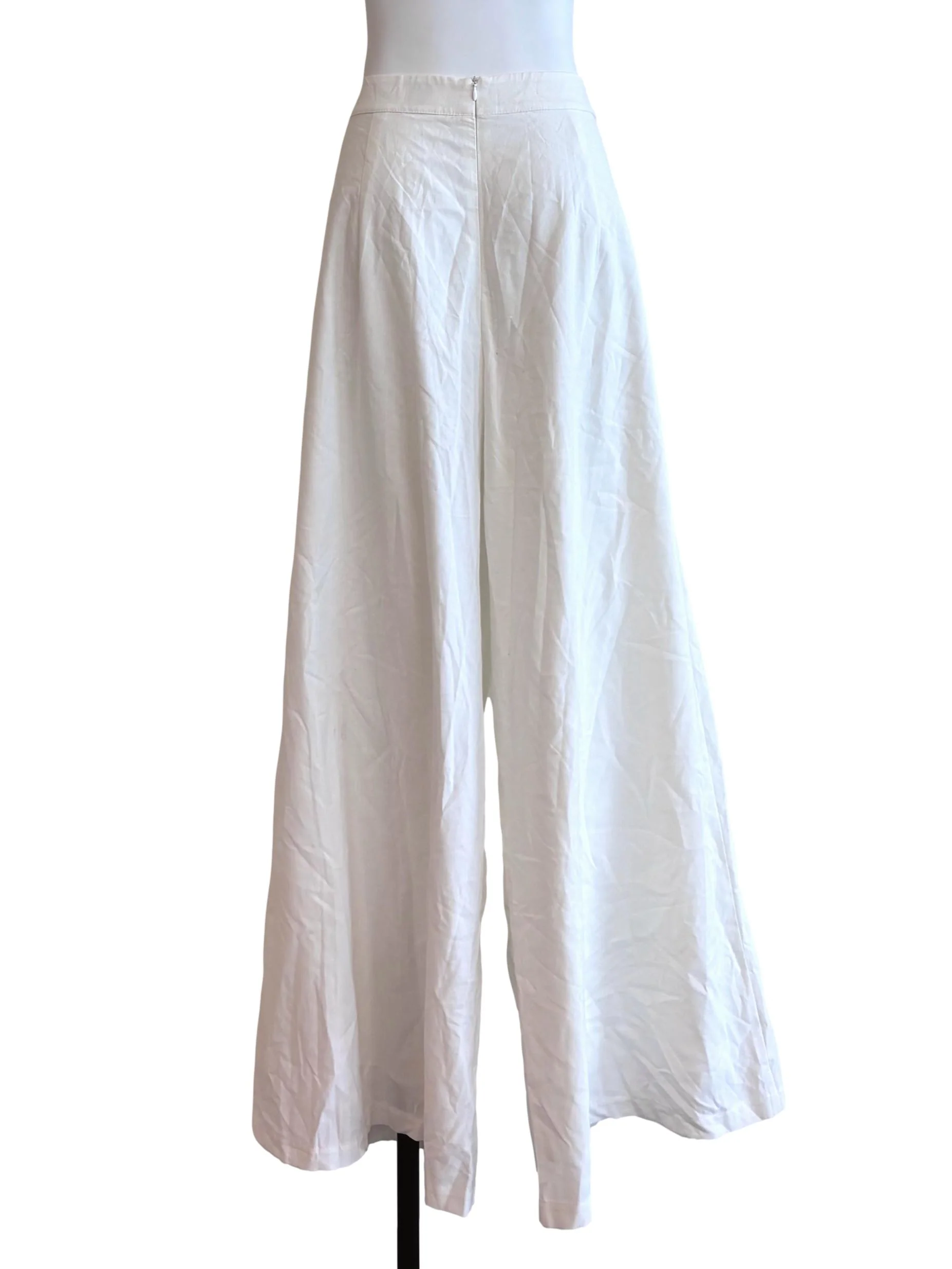 Daisy White Wide Leg Pants - Image 2