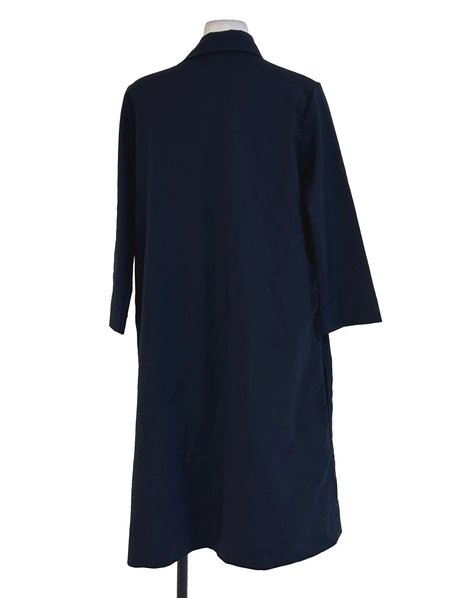 Dark Blue Tunic Shirt Dress - Image 2