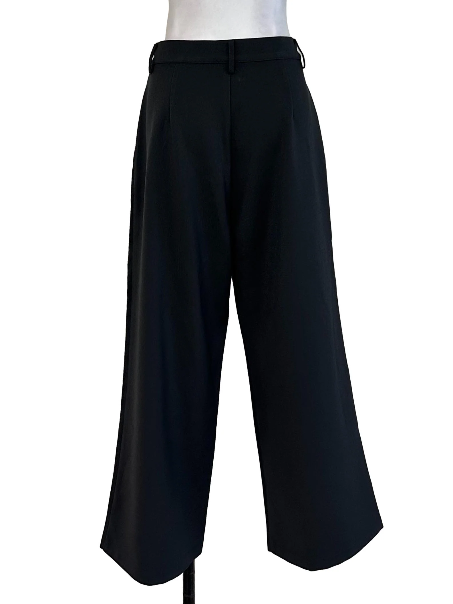 Dark Grey Box Pleated Pants - Image 2