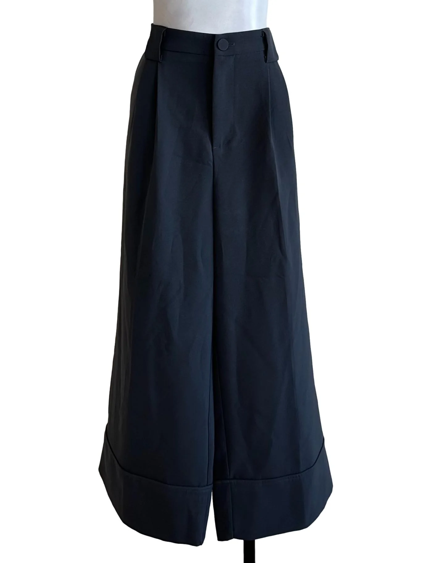 Dark Grey Wide Leg Pants