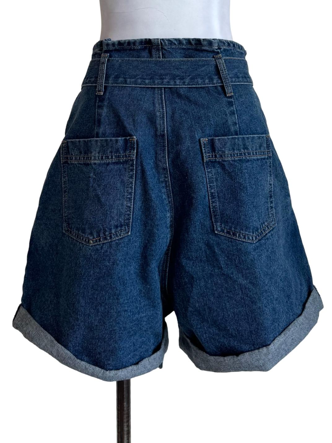 Denim Blue A-Line Short - Image 2