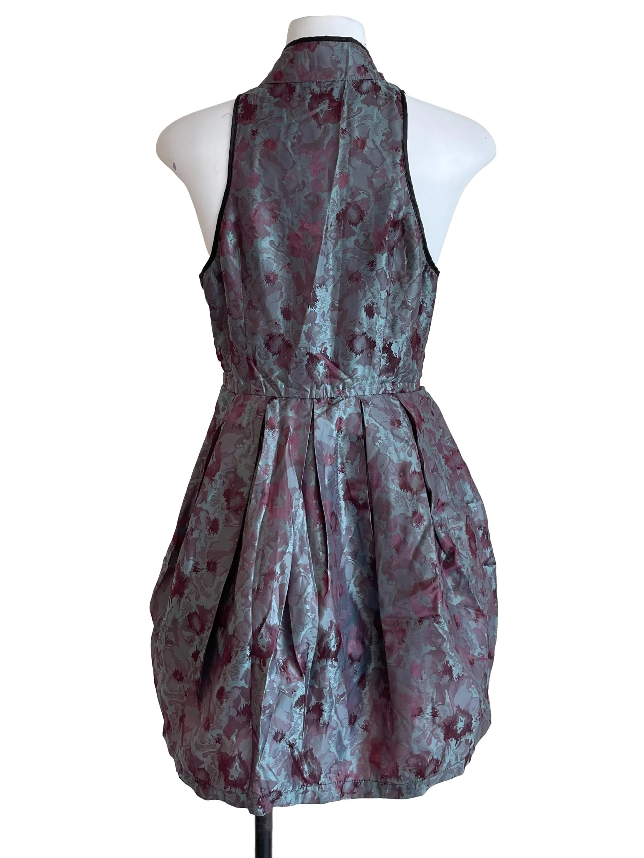 Dull Peacock Cheongsam Pegged Dress - Image 2