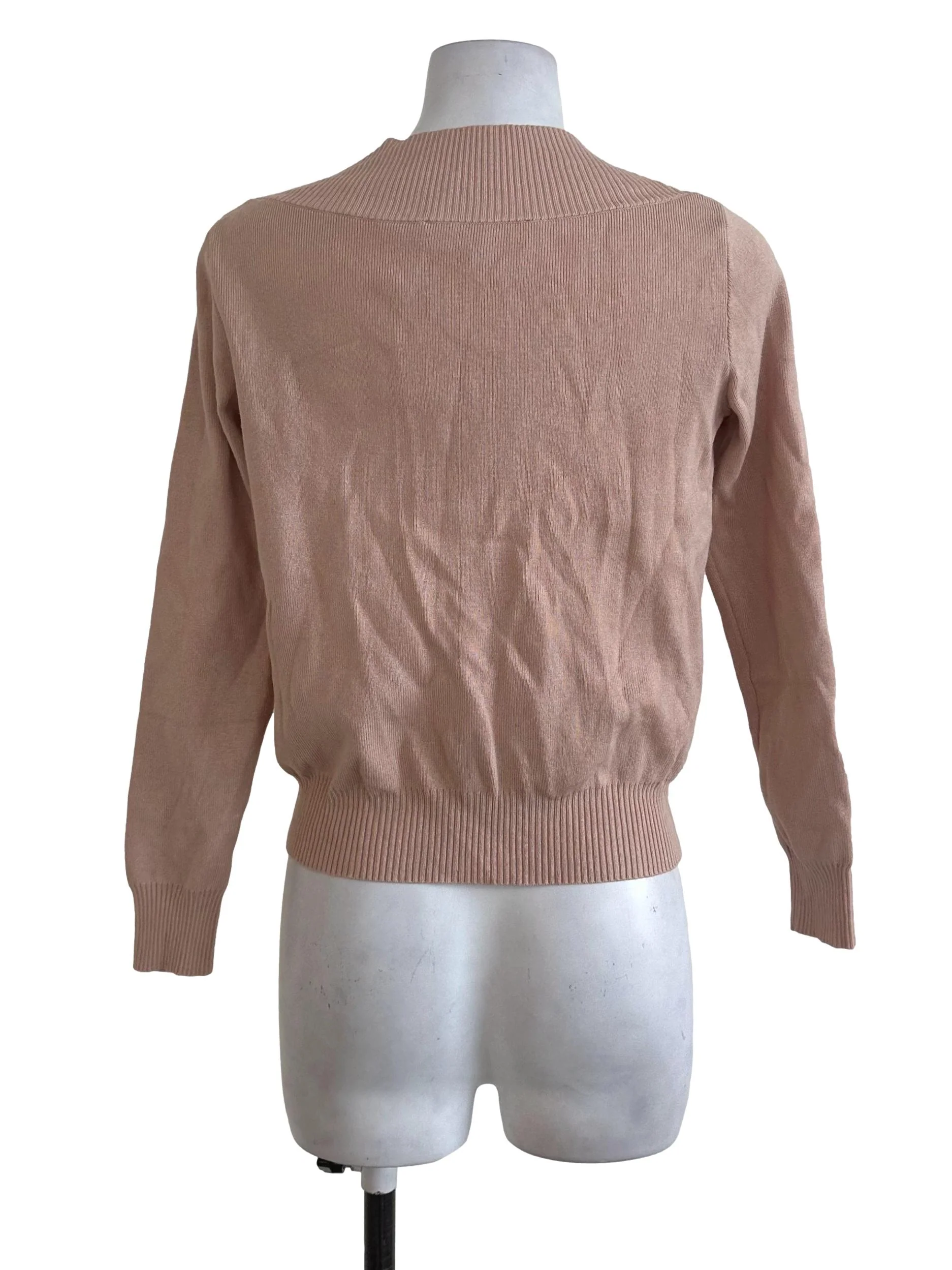 Dusty Pink Knitted Top - Image 2