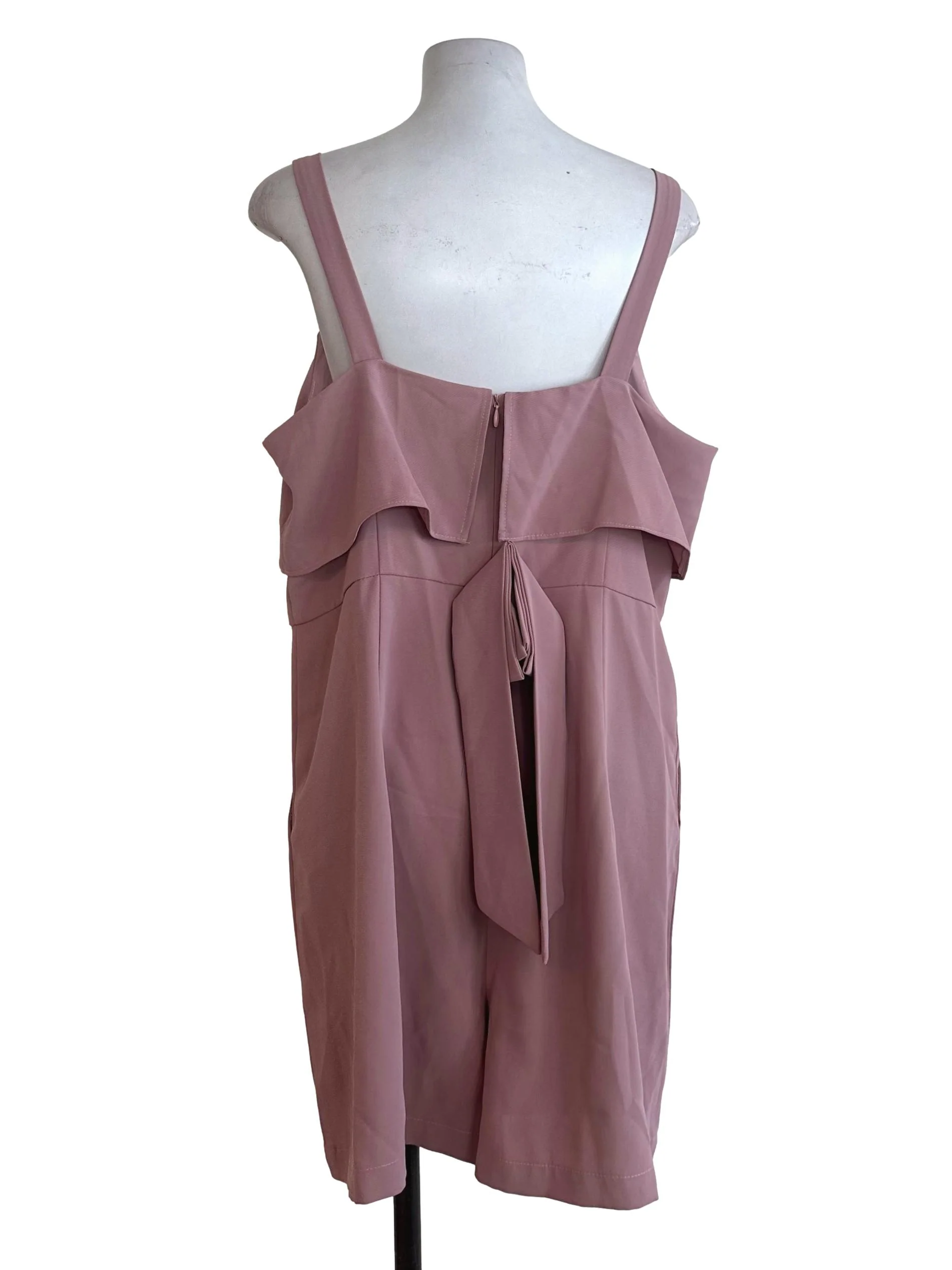 Dusty Pink Plain Rompers - Image 2