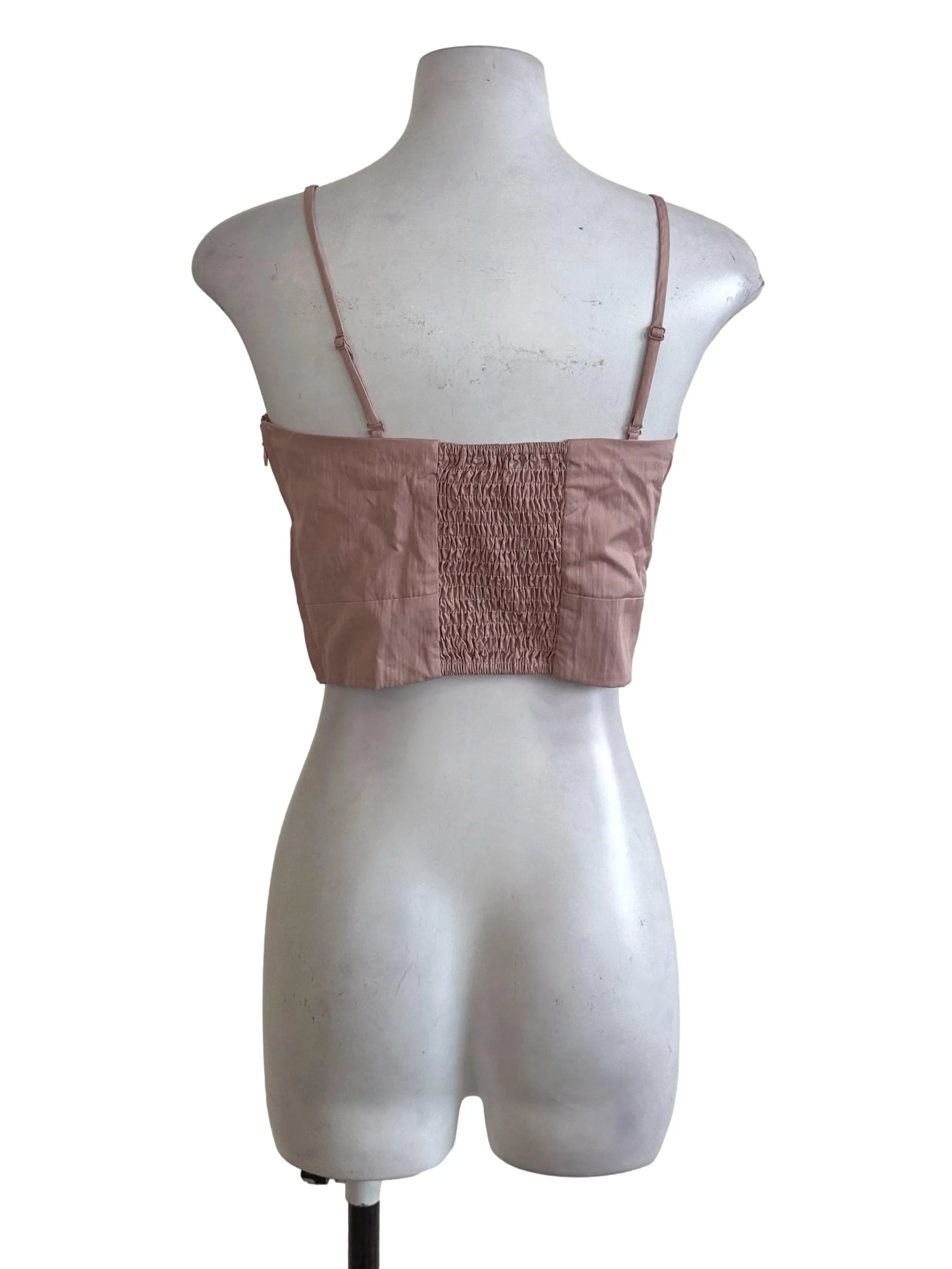 Dusty Pink Ribbon Plain Top - Image 2