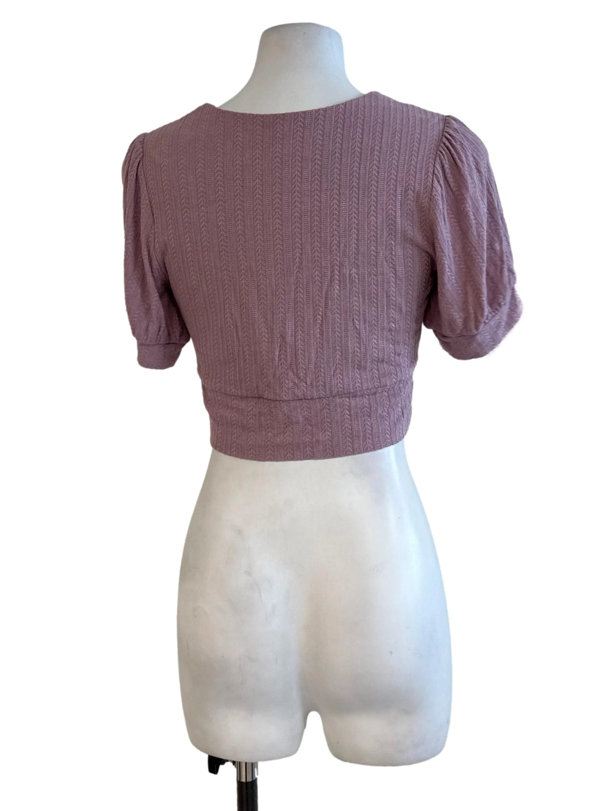 Dusty Purple Textured Top - Image 2