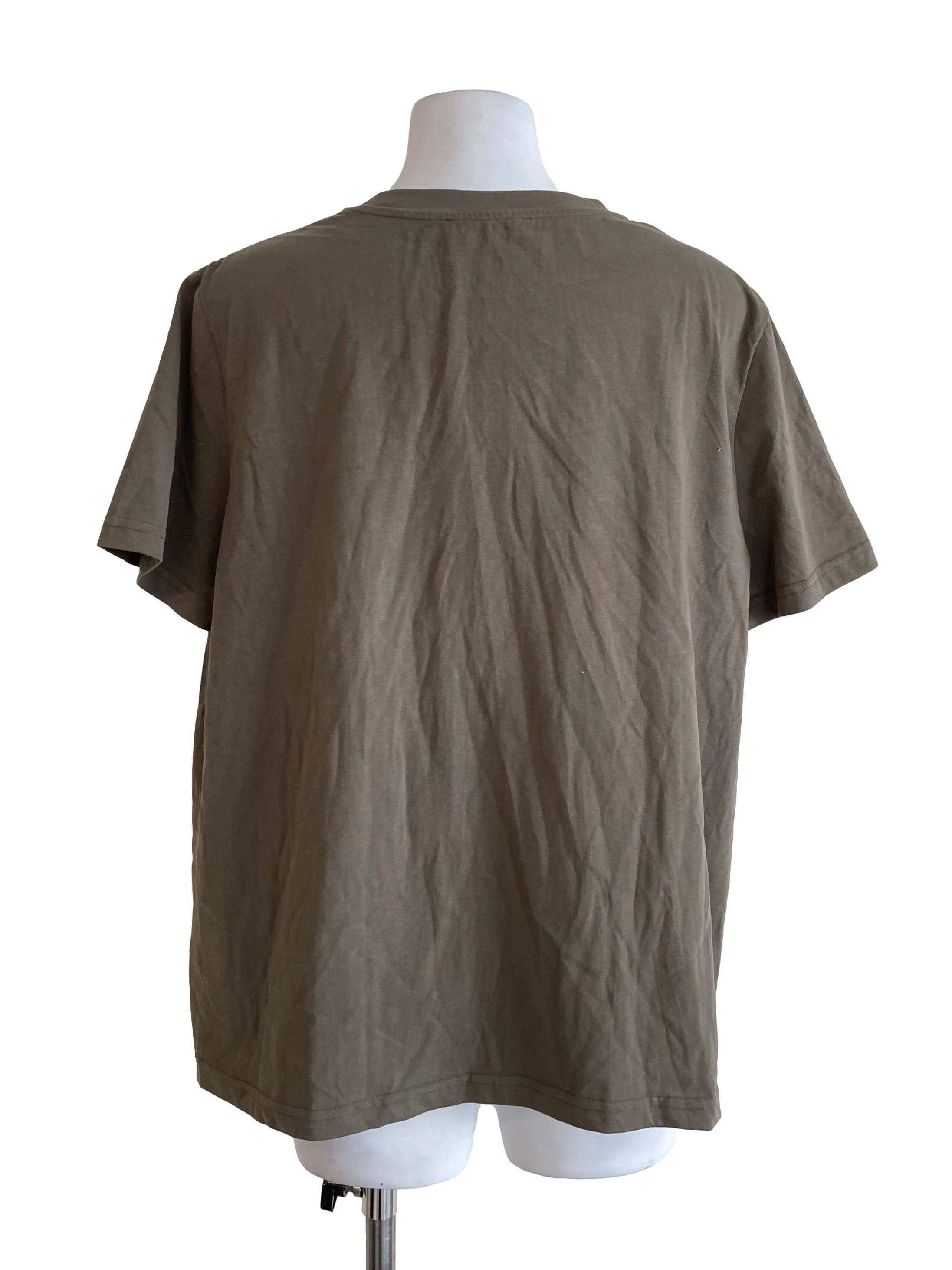Dusty Sage Round Neck Tee - Image 2