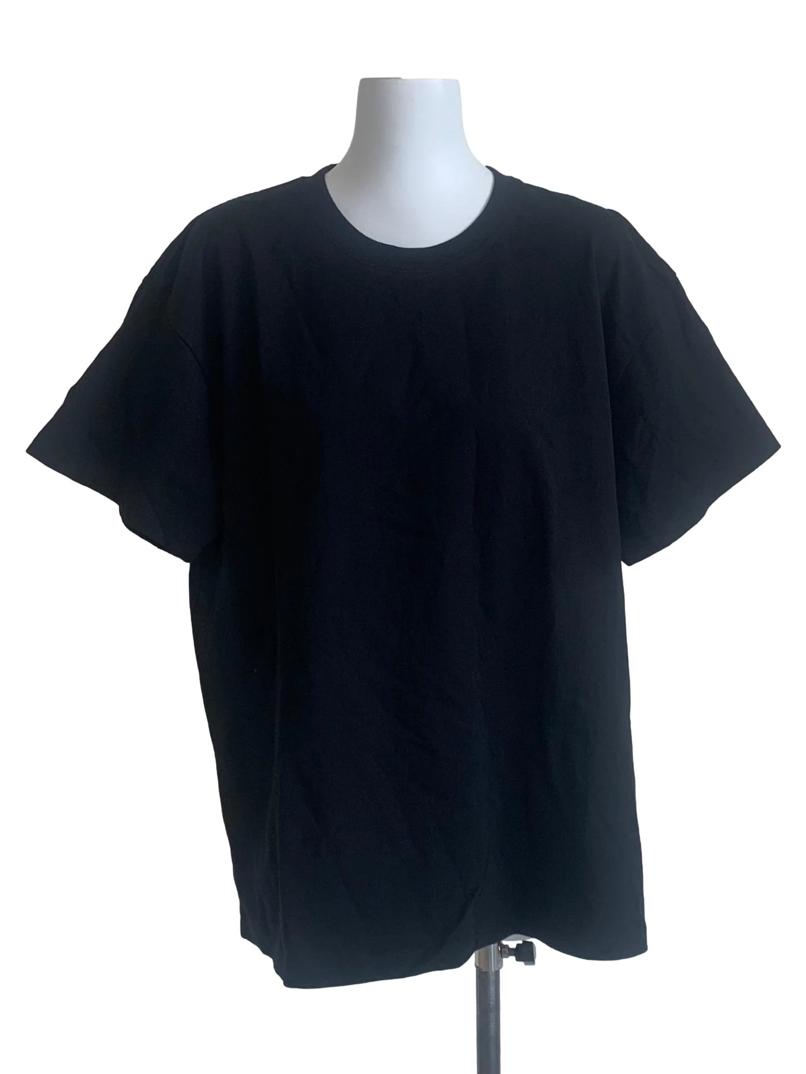 Ebony Black Round Neck Top