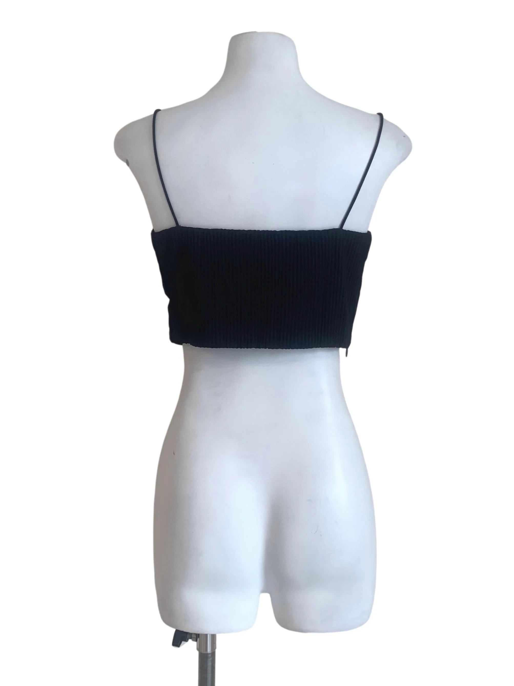 Ebony Black Spaghetti Strap Top - Image 2