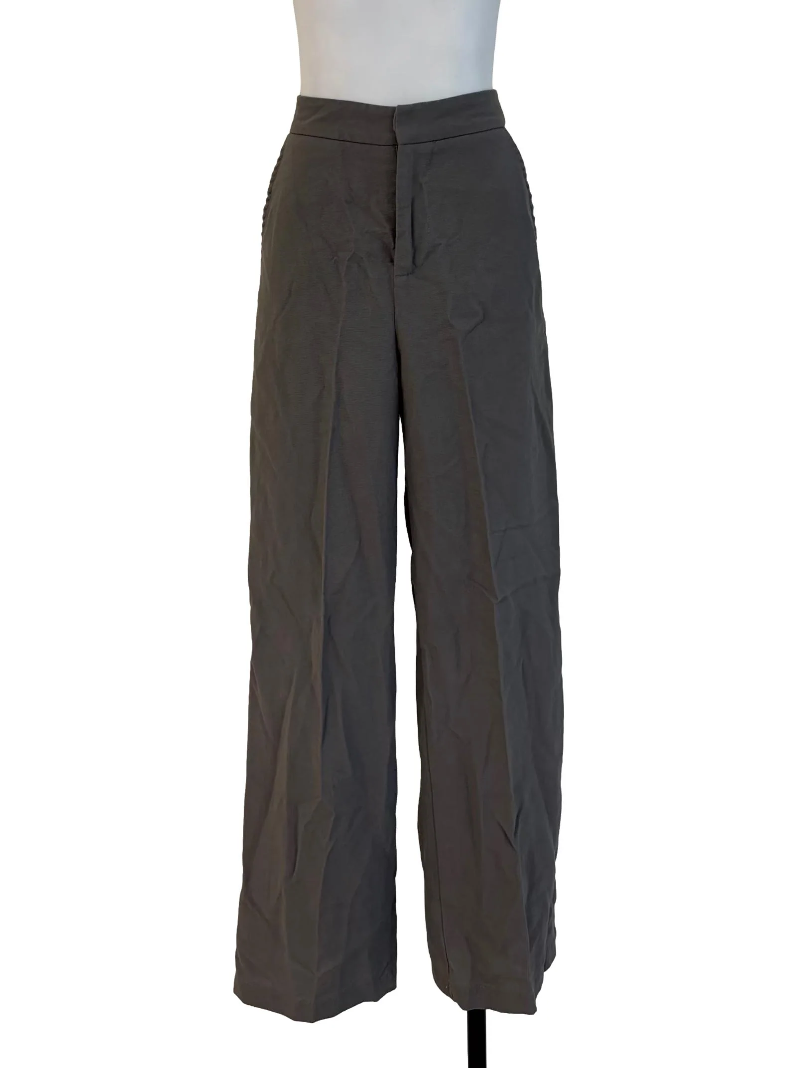 Echo Grey Straight Slacks