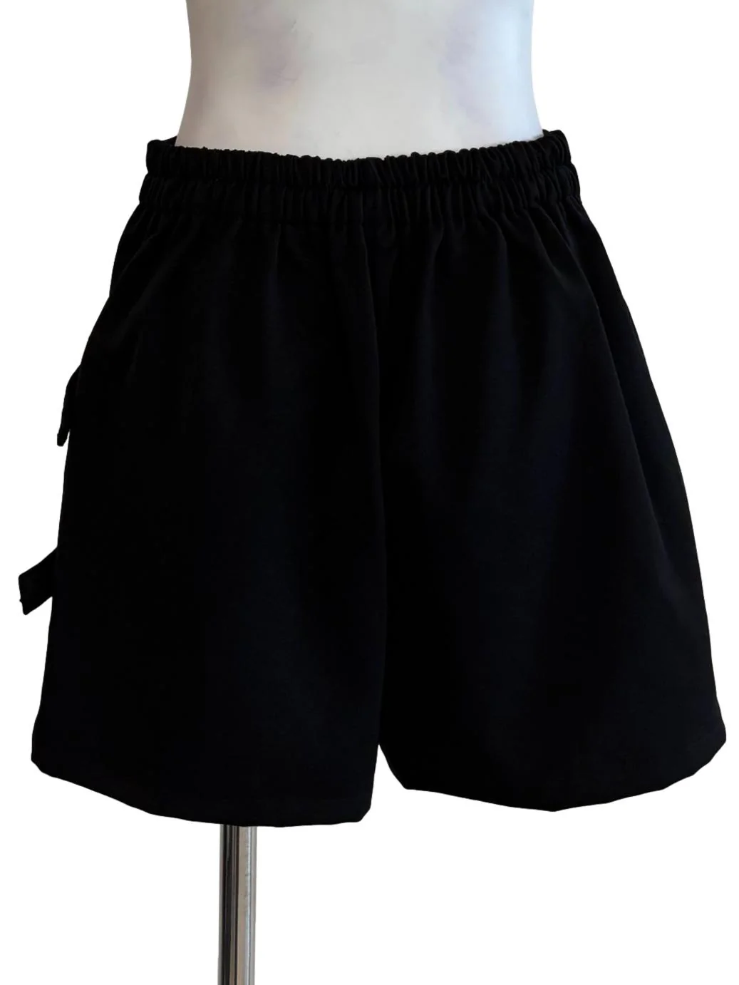 Jet Black Buckle Skort - Image 2