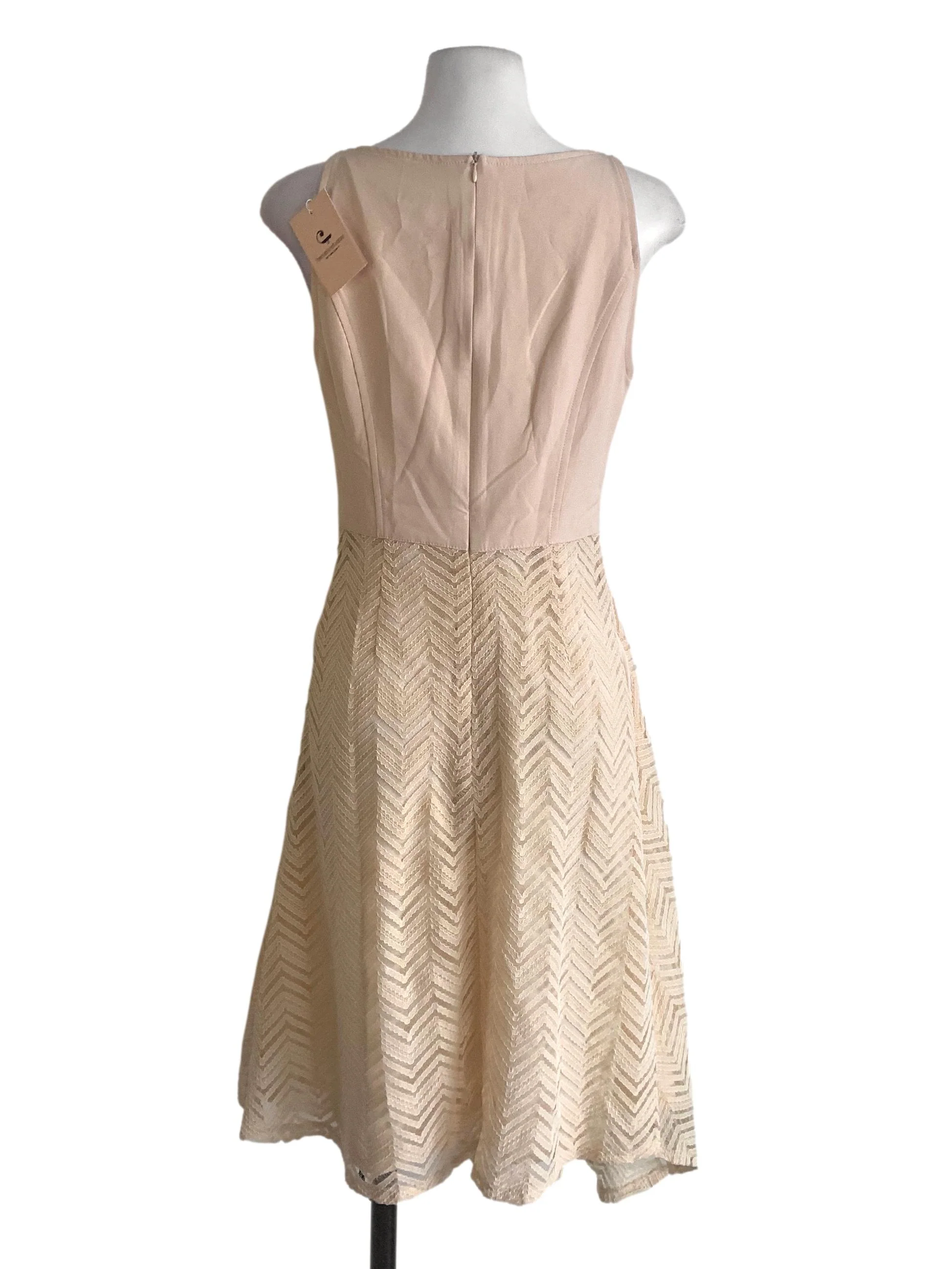 Egg Nog Beige A Line Dress - Image 2