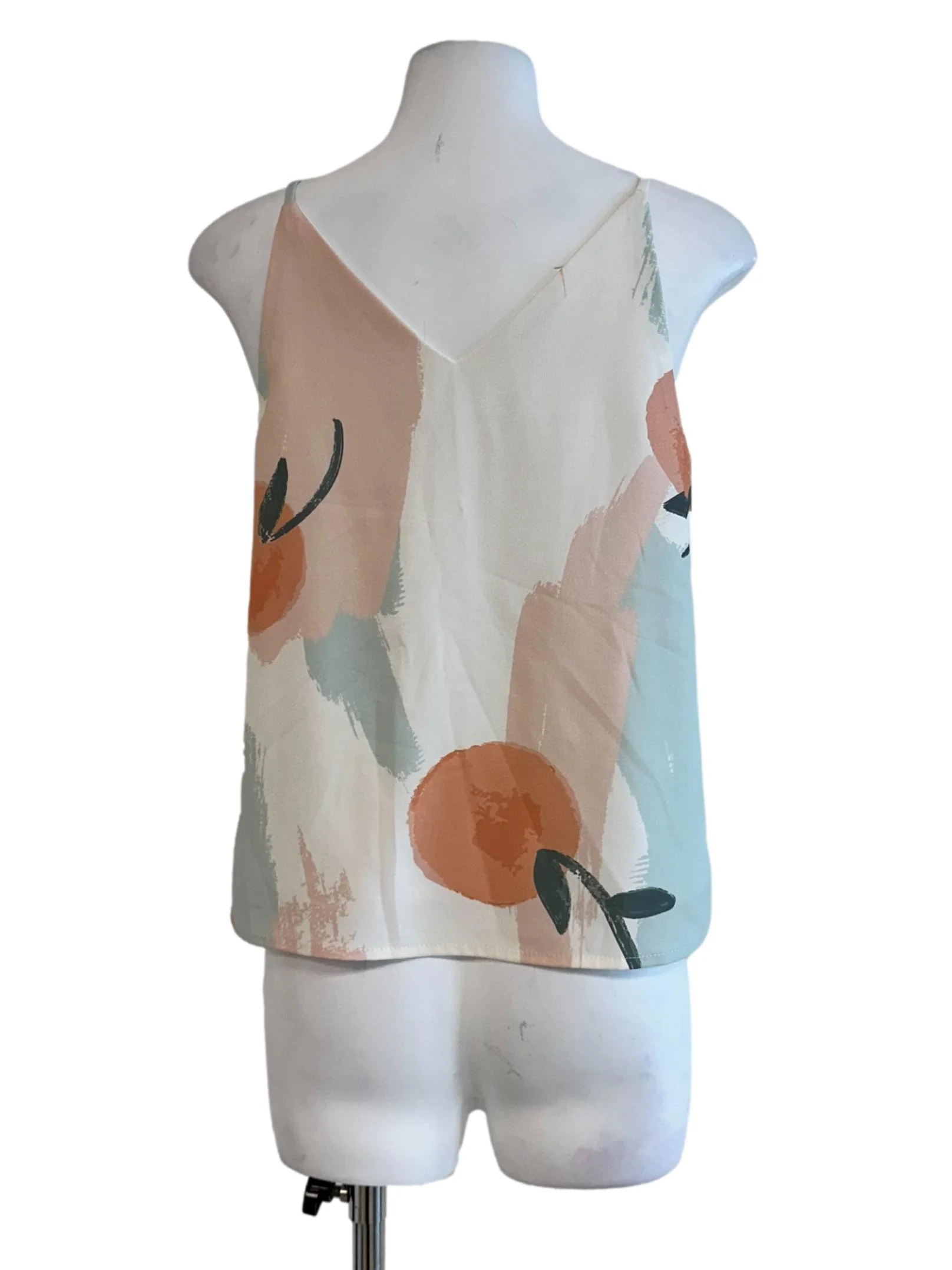 Eggshell White Abstract Pattern Top - Image 2