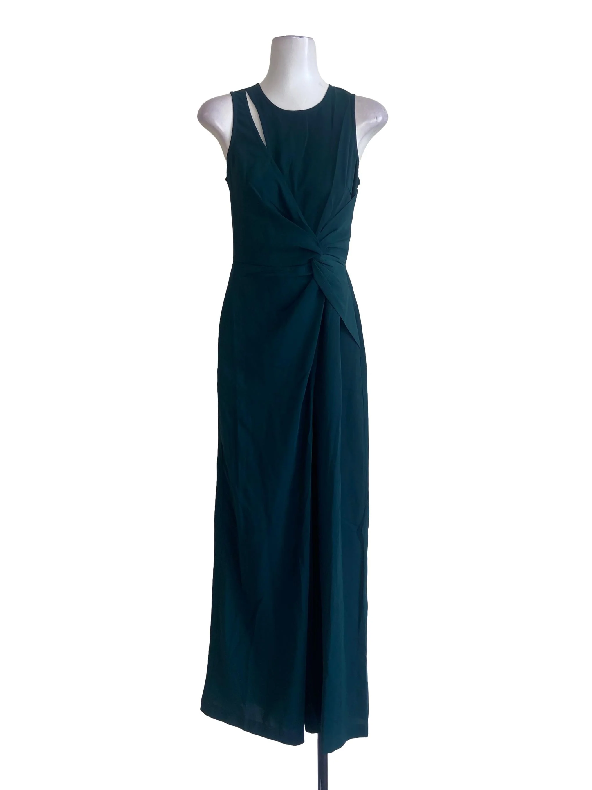 Emerald Green Halter Neck Sleeveless Jumpsuits
