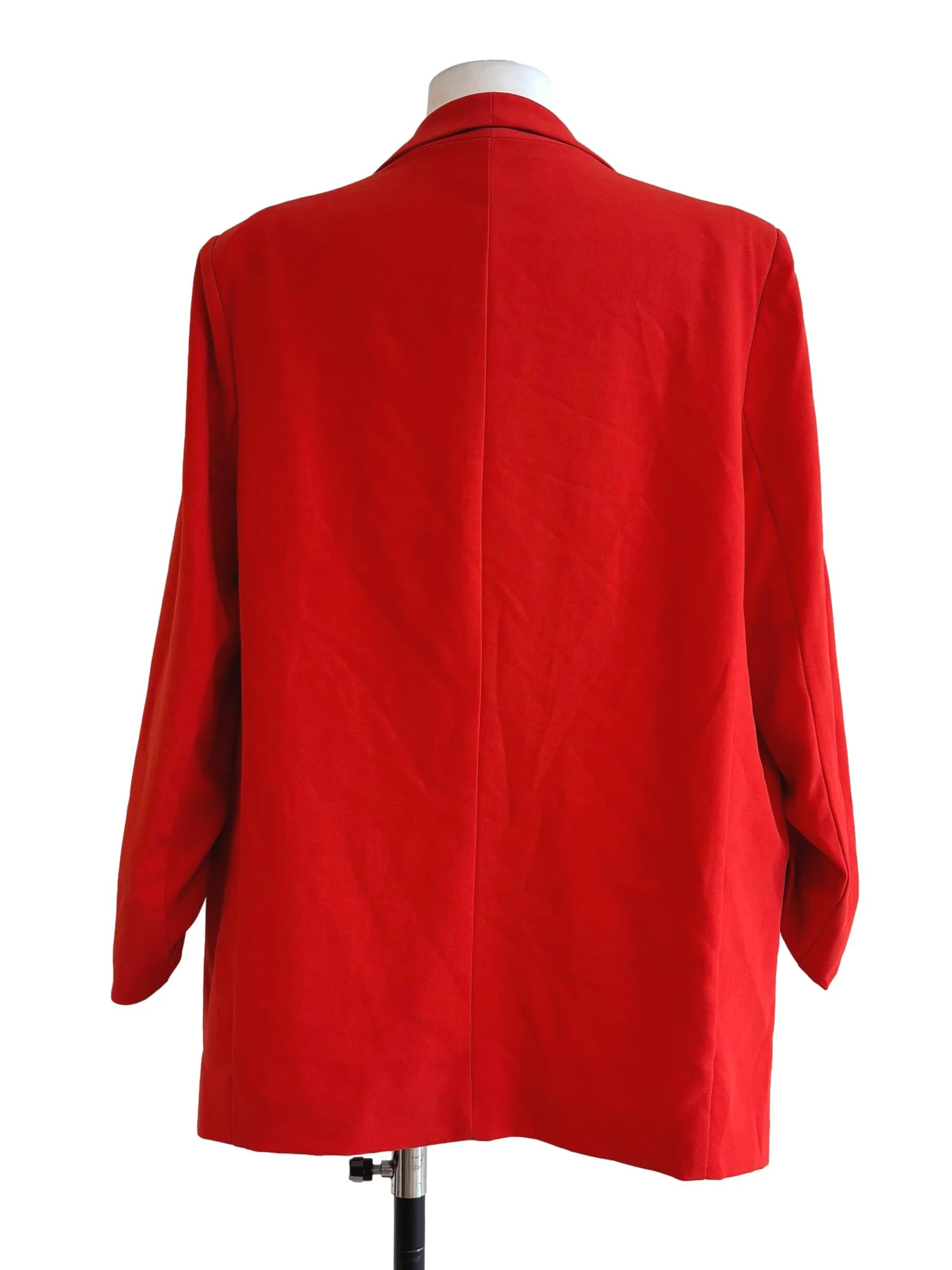 Fire Red Buttonless Blazer LB - Image 2