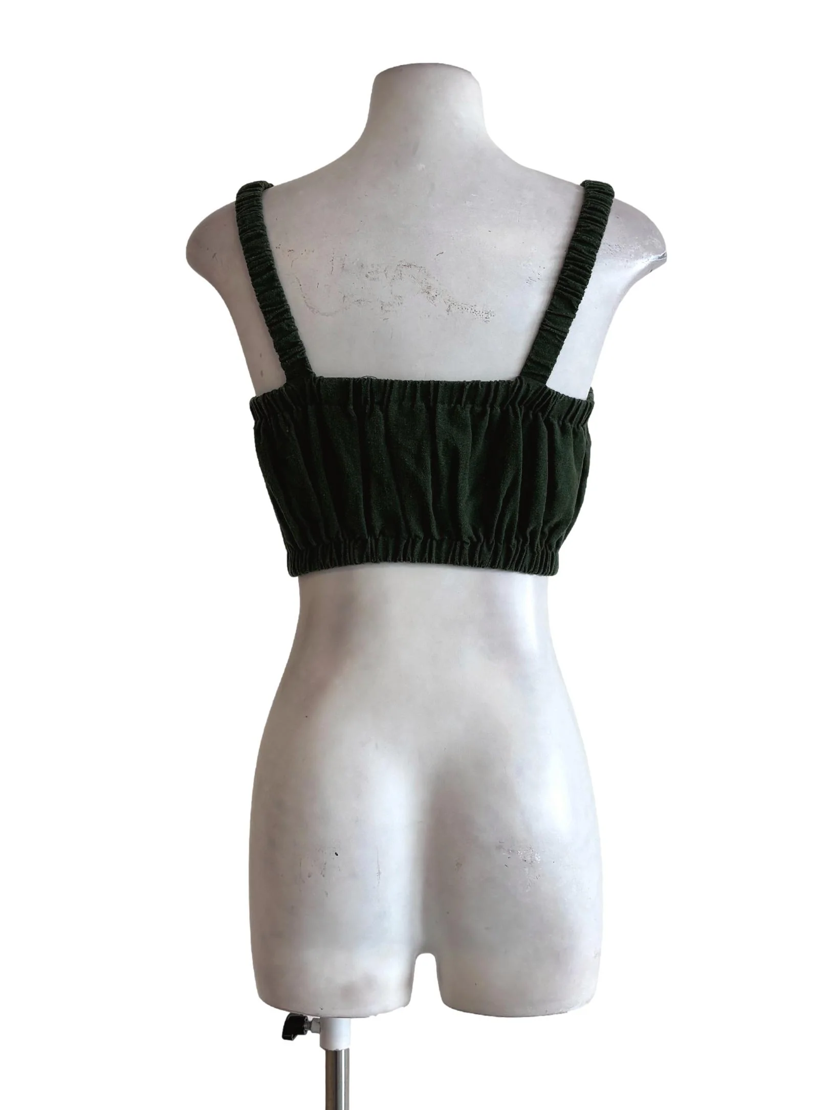 Forest Green Cotton Camisole TTR - Image 2