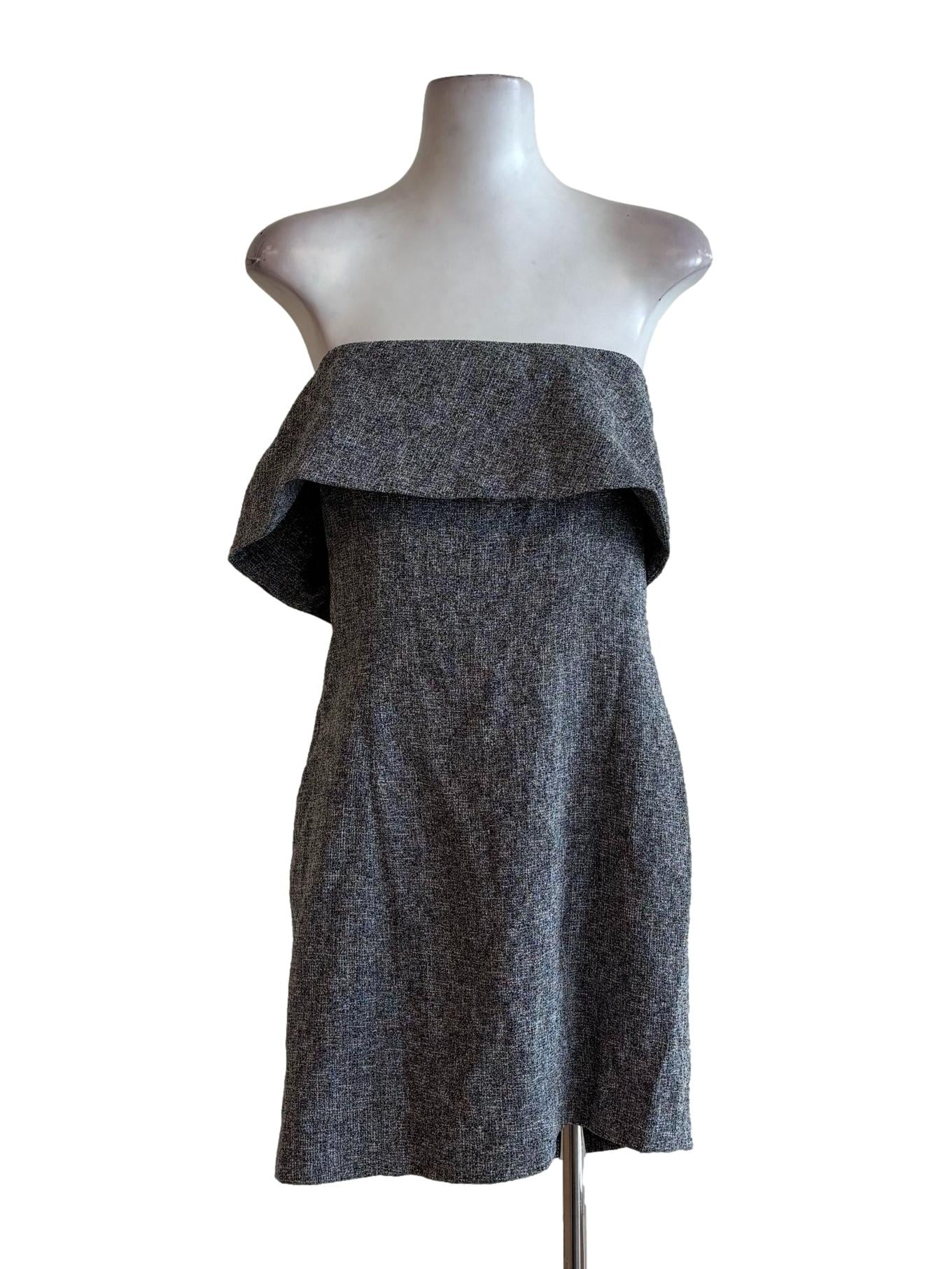 Graphite Grey One Arm Dress
