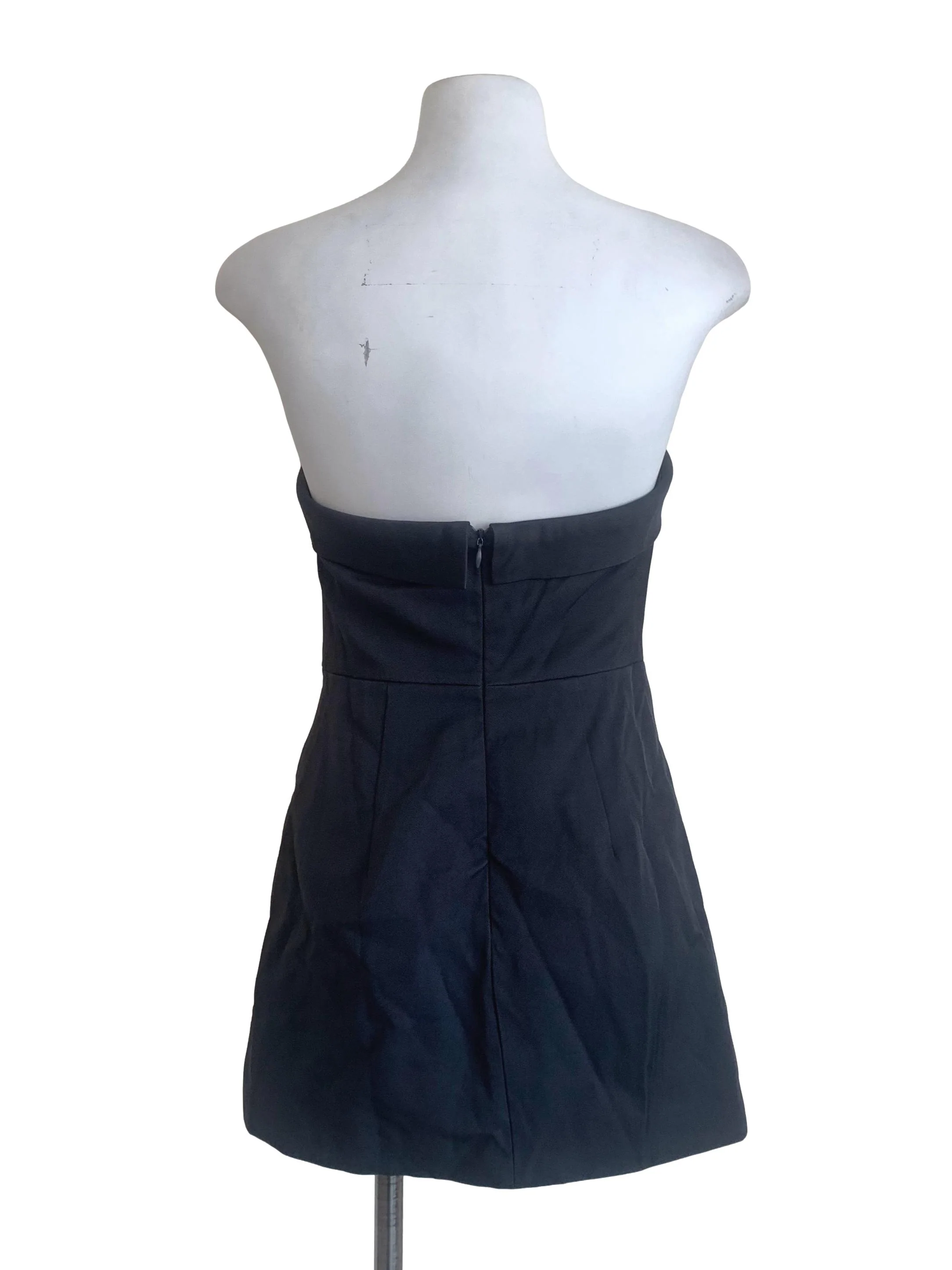 Graphite Grey Strapless Dress - Image 2