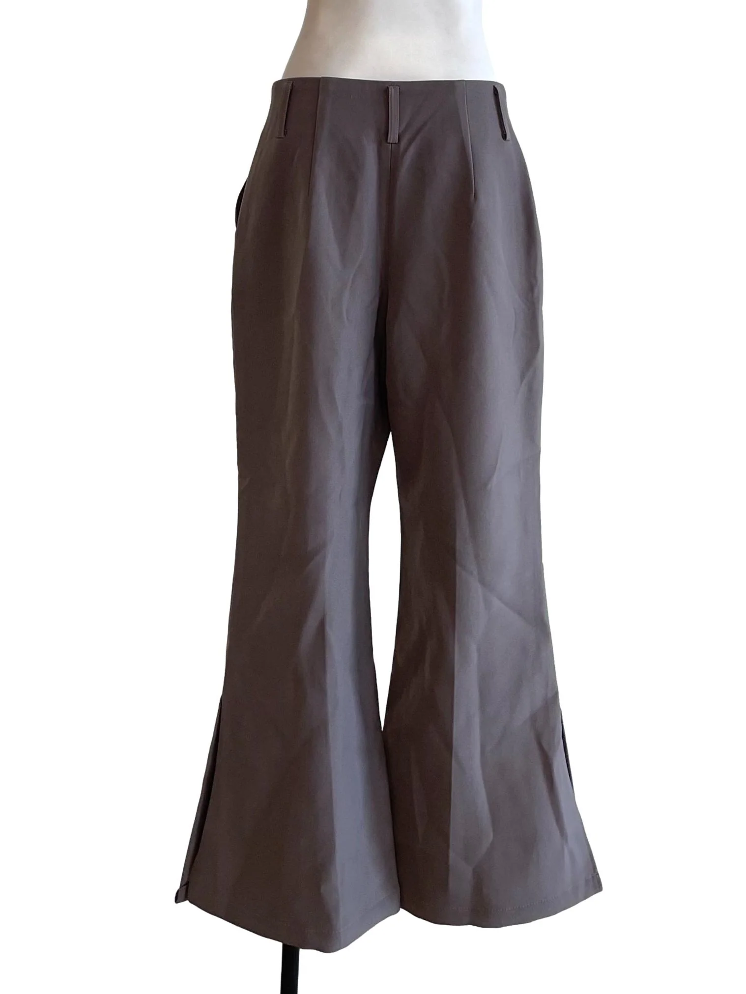 Graphite Ribbed Formal Pants - Image 2