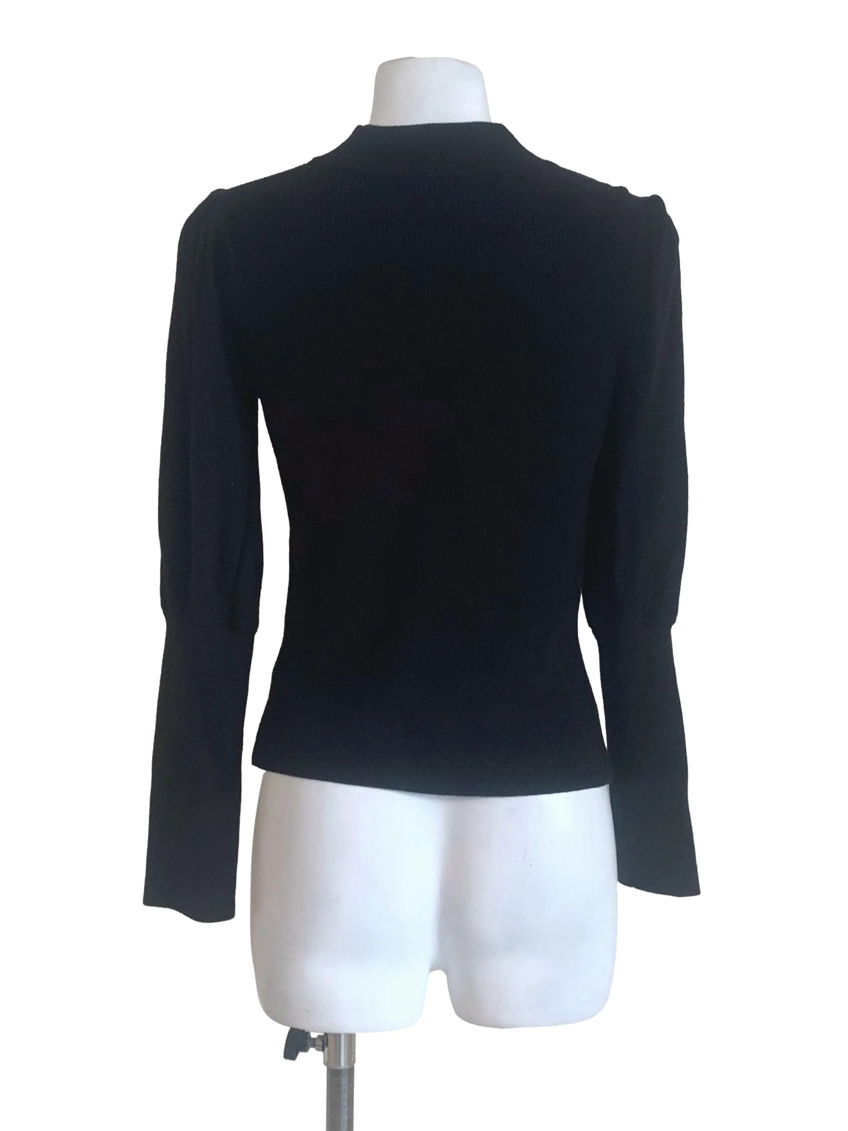 Grease Black High Neck Top LB - Image 2